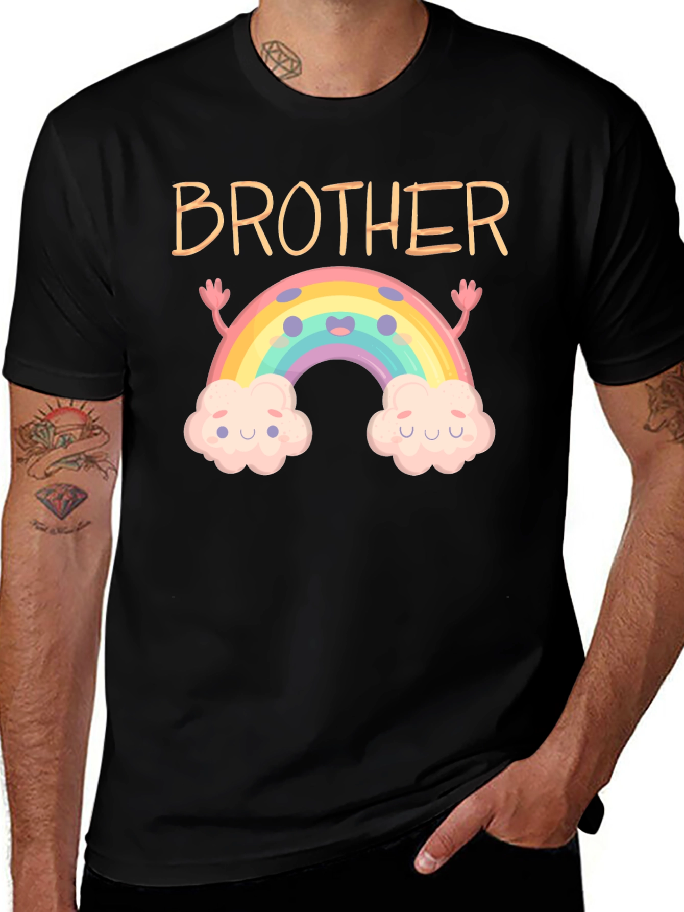 Variant 8 of Brother Rainbow Cute T-Shirt