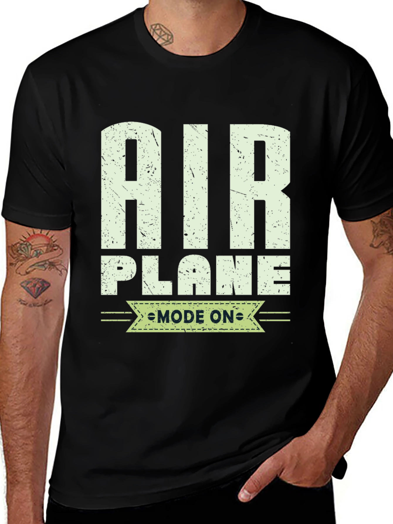 Variant 30 of Airplane Mode On T-Shirt - Aviation Enthusiast Tee