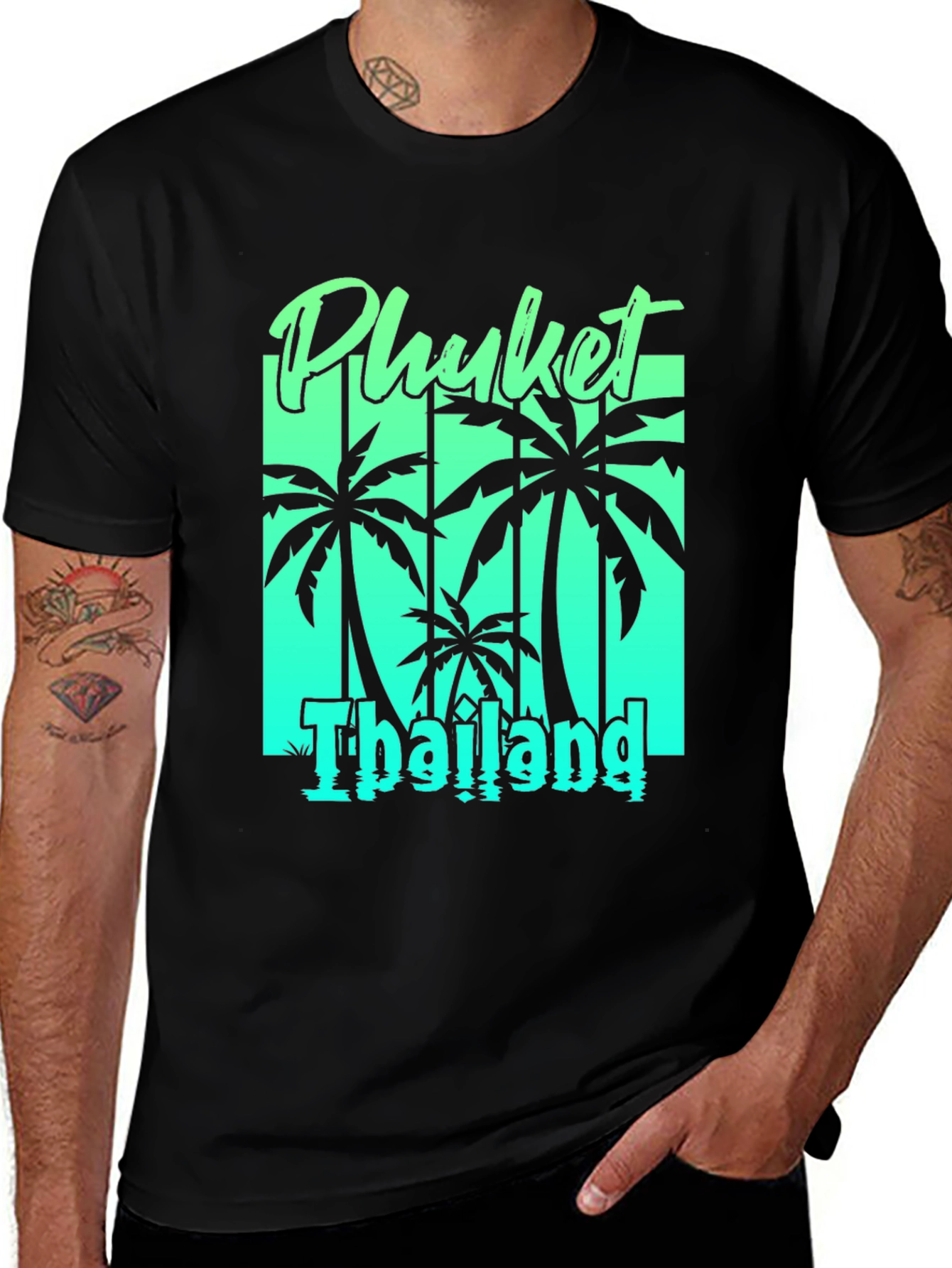 Phuket Thailand Palm Tree T-Shirt