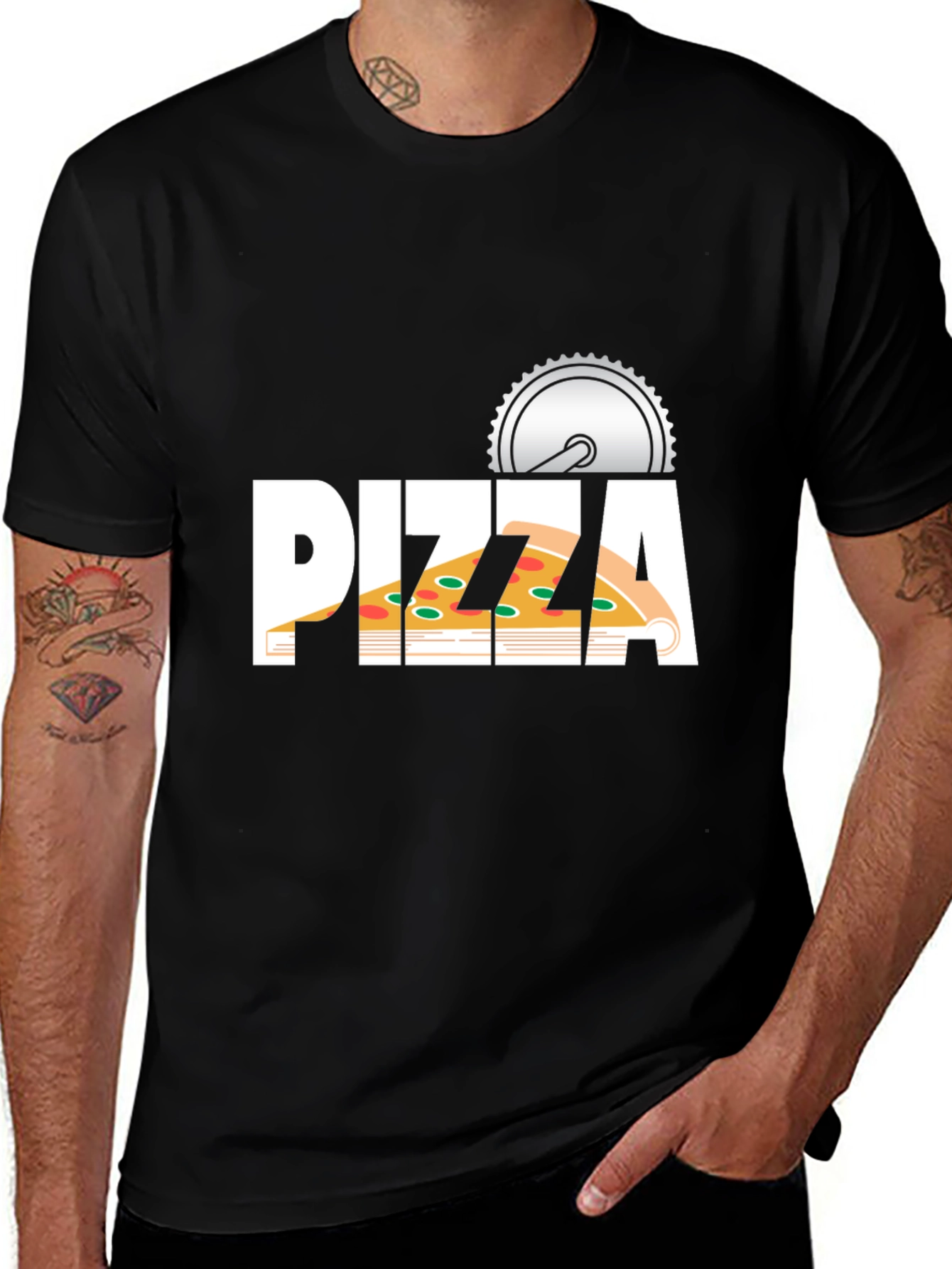 Variant 16 of Pizza T-Shirt - Unique Foodie Design