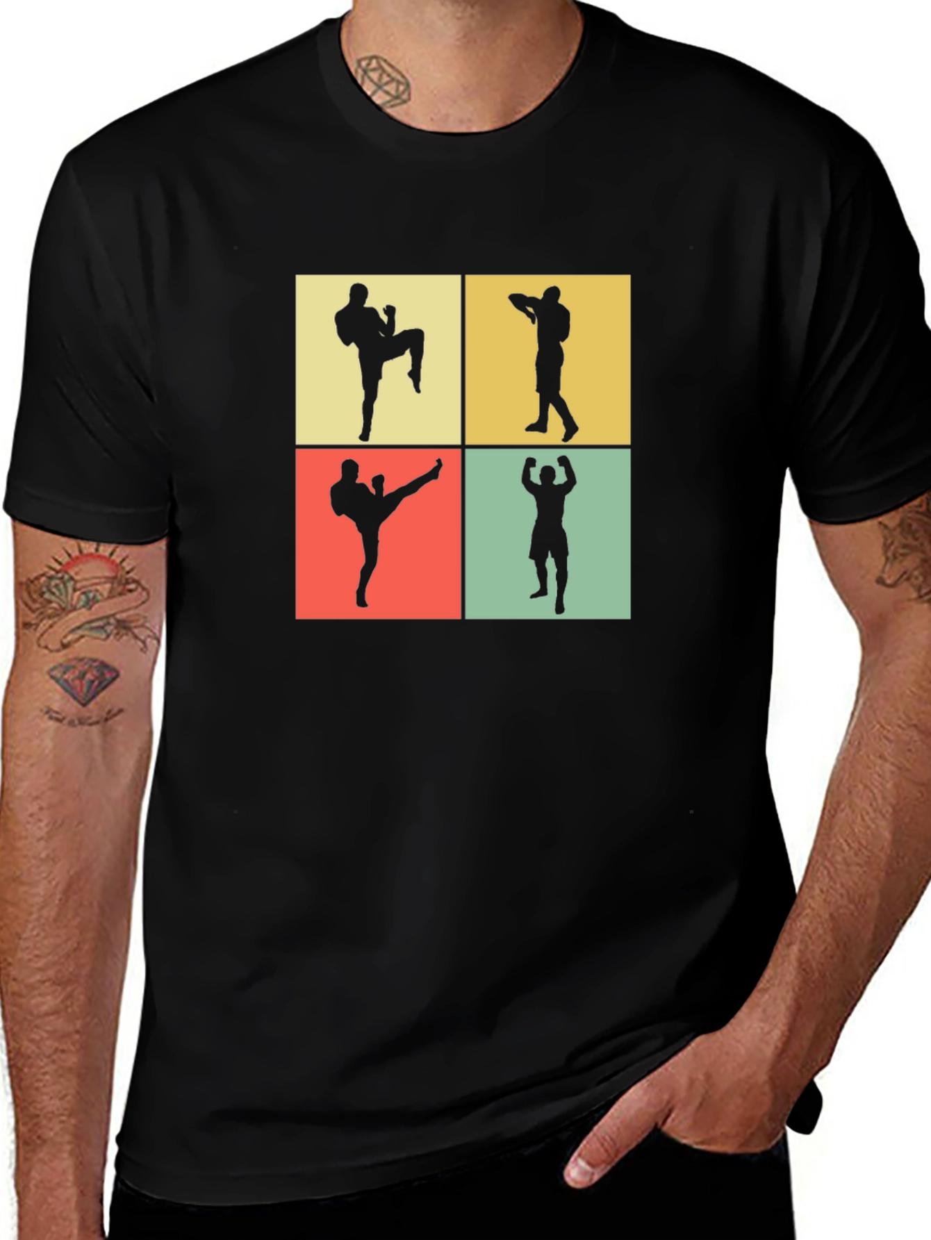 Variant 3 of Retro Martial Arts T-Shirt