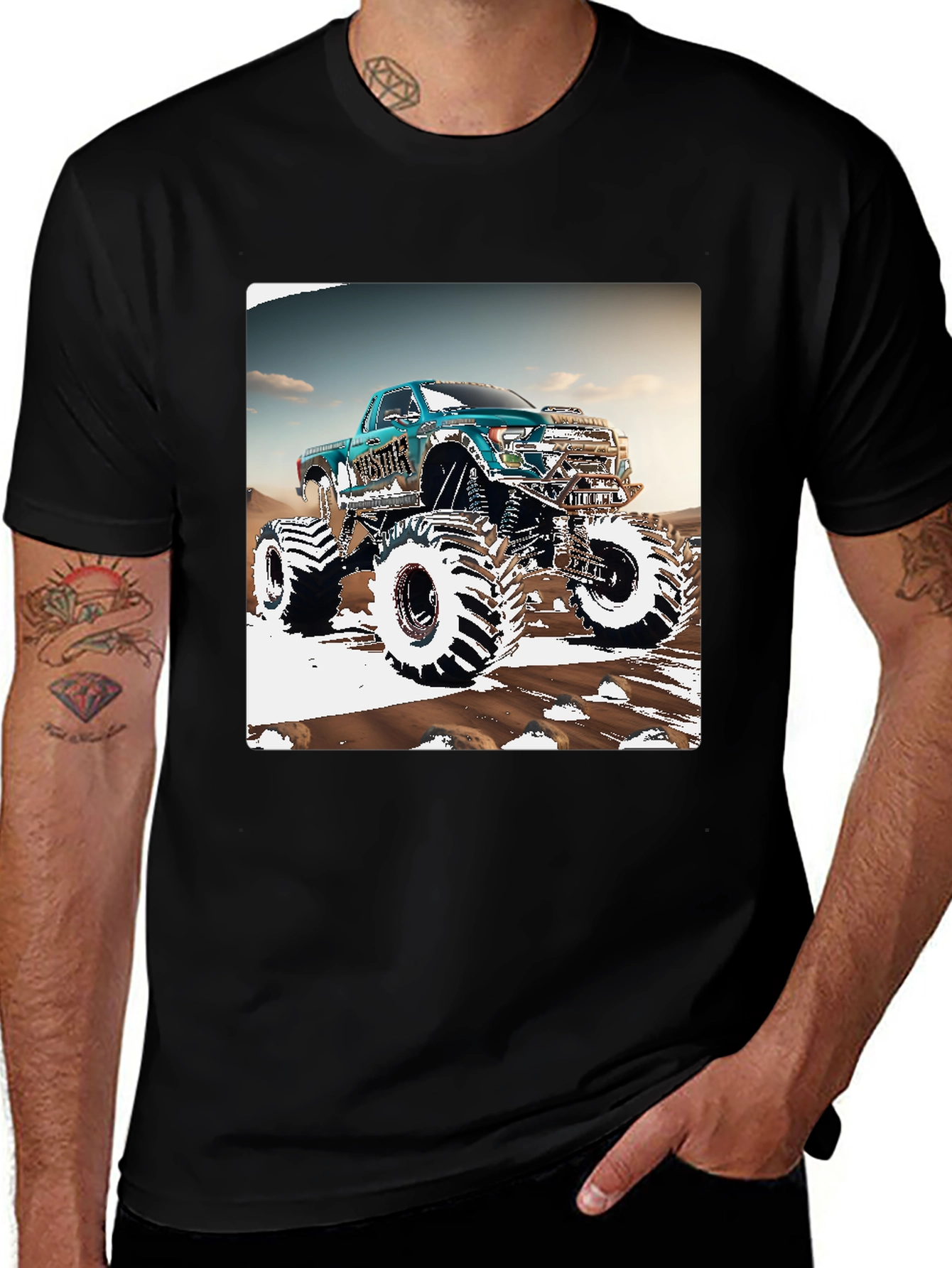 Variant 9 of Monster Truck Graphic Tee