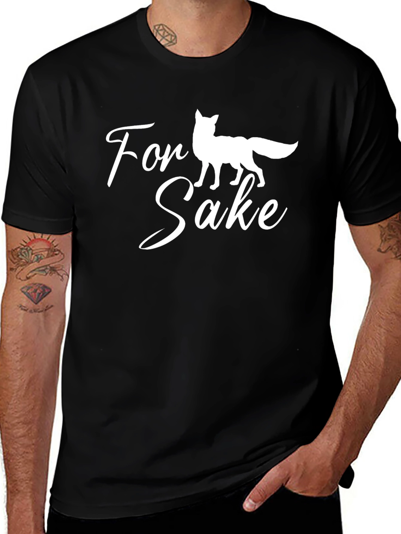 Variant 18 of For Fox Sake T-Shirt - Funny Animal Pun Tee
