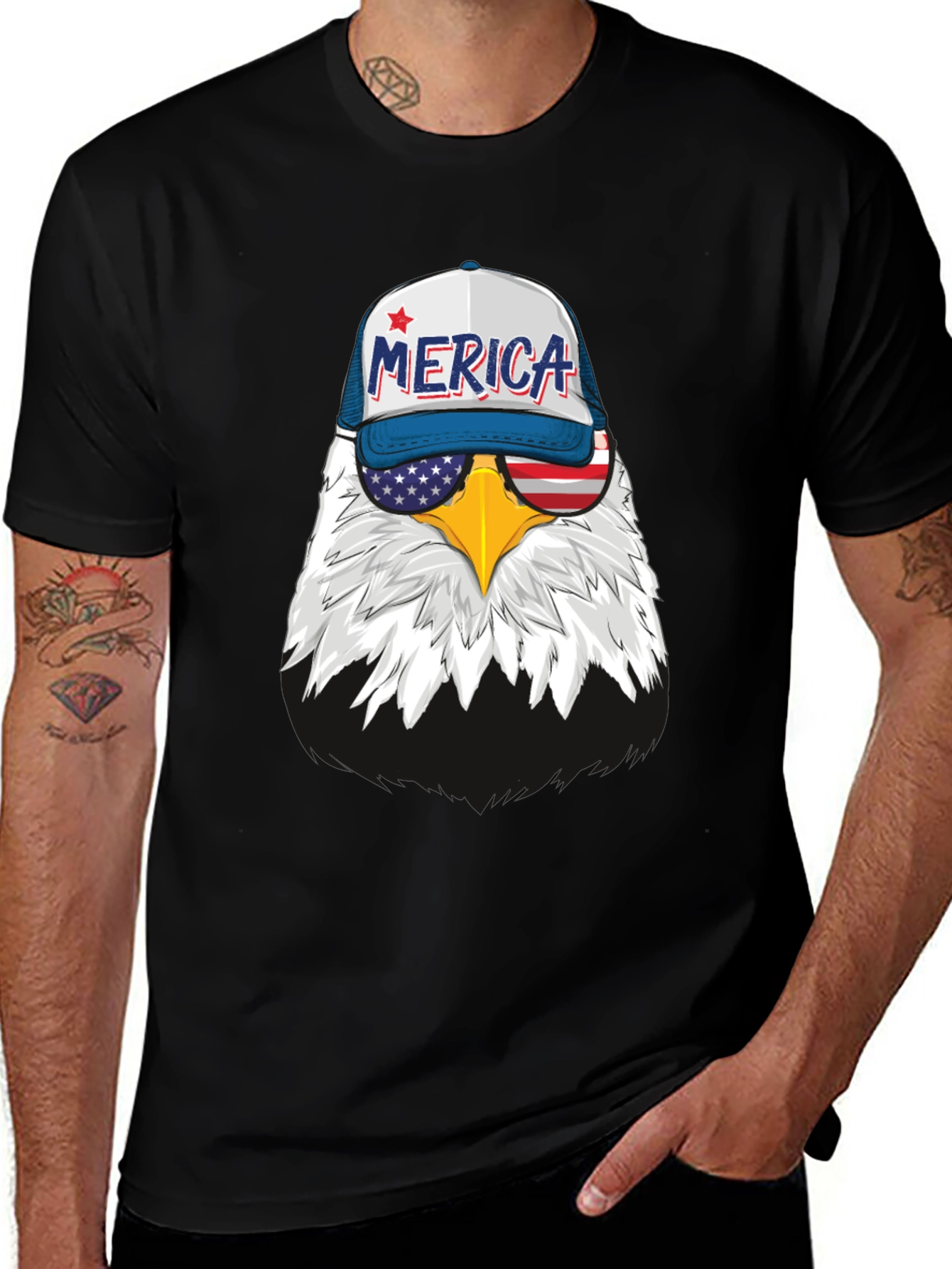 Variant 23 of Patriotic Eagle T-Shirt