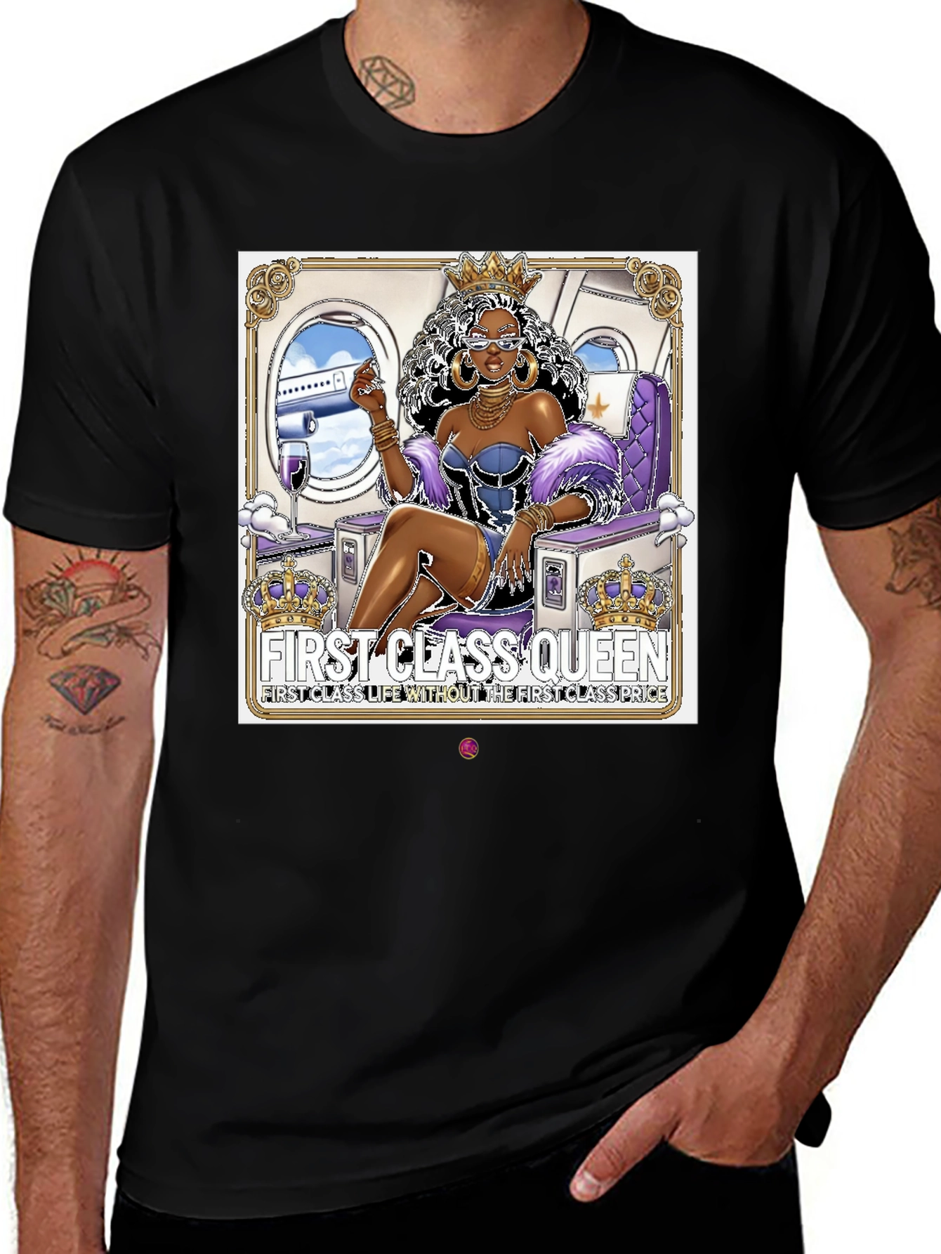 Variant 20 of First Class Queen Graphic Tee