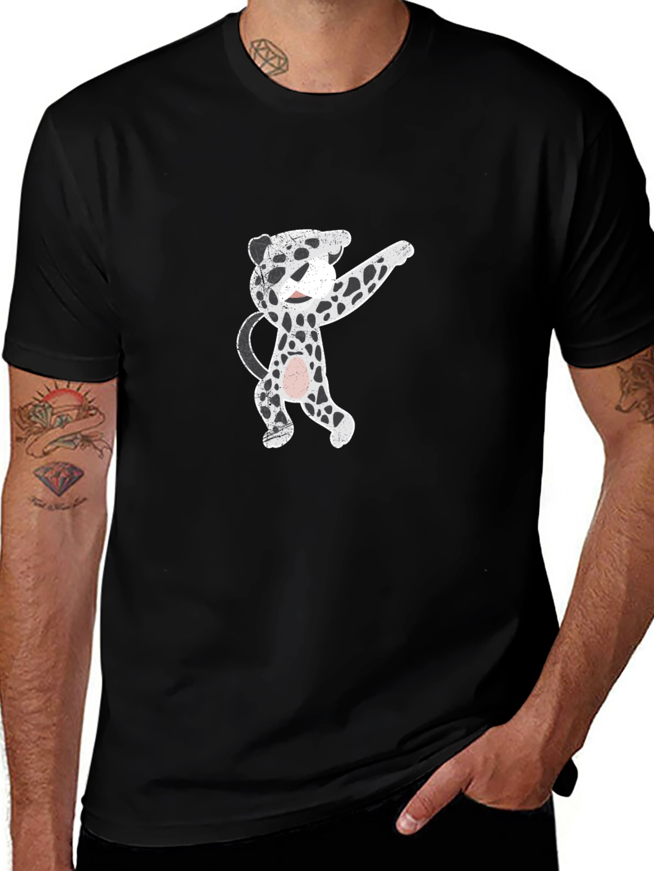 Variant 20 of Funny Dalmatian Dog Dabbing T-Shirt