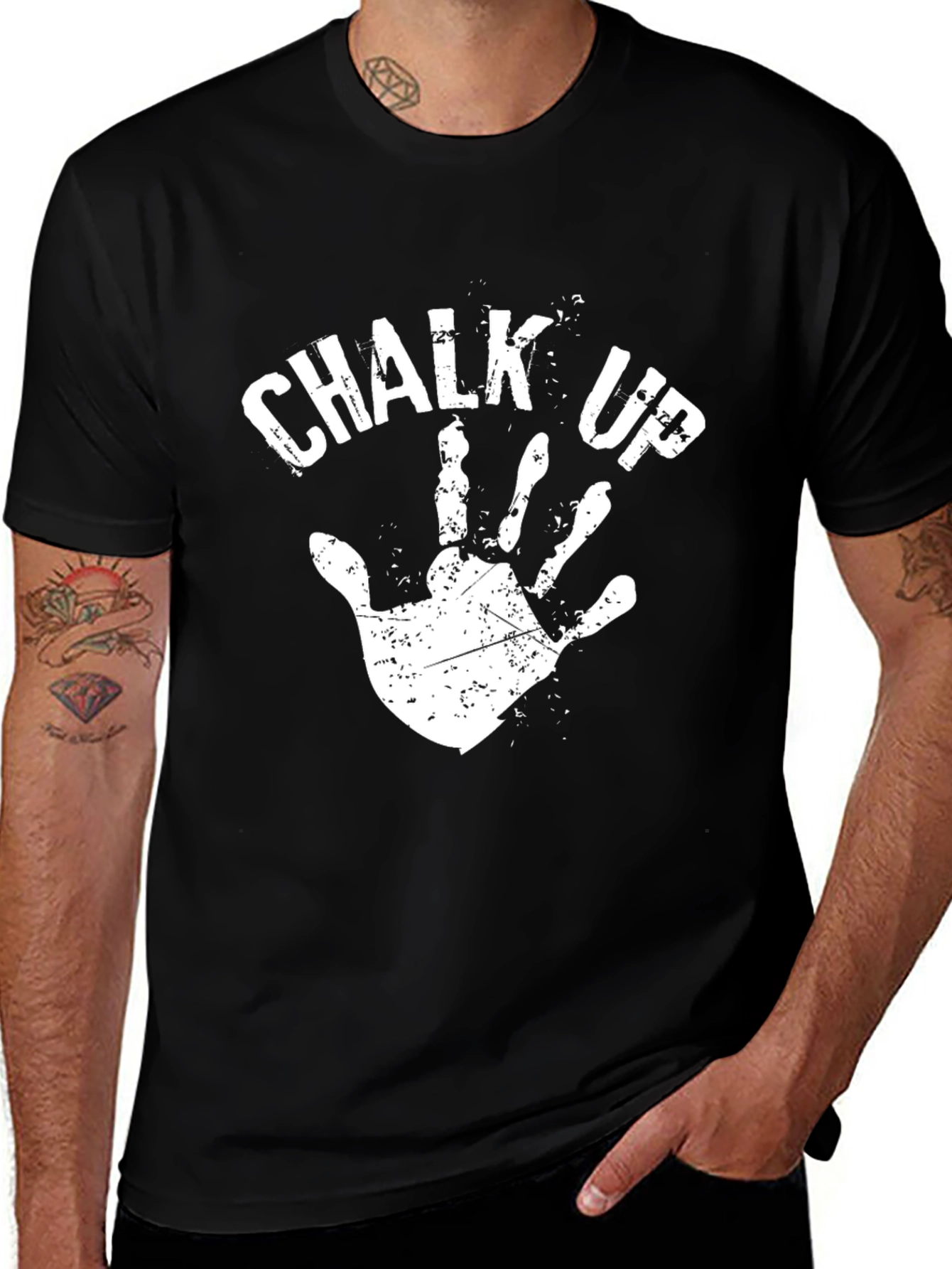 Variant 16 of Chalk Up Graphic Tee - Gym & Fitness Shirt