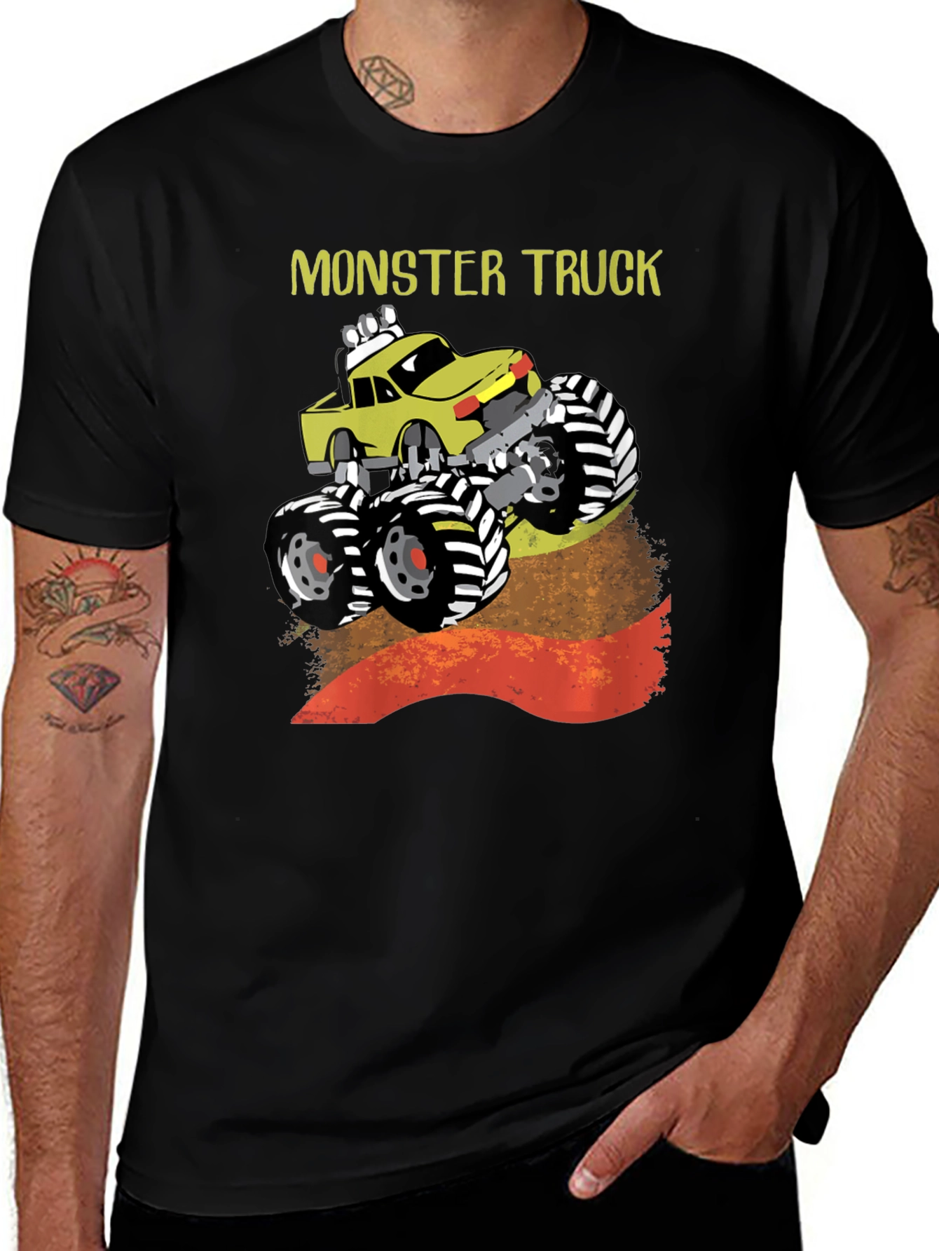 Variant 7 of Monster Truck Graphic T-Shirt - Fun Kids Design