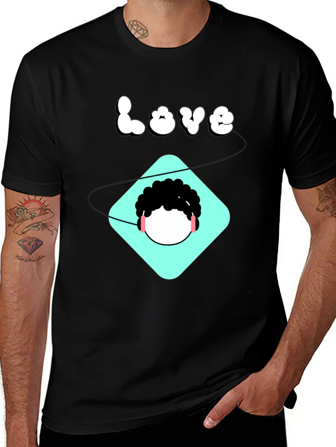 Variant 12 of Love Music T-Shirt - Stylish Graphic Tee