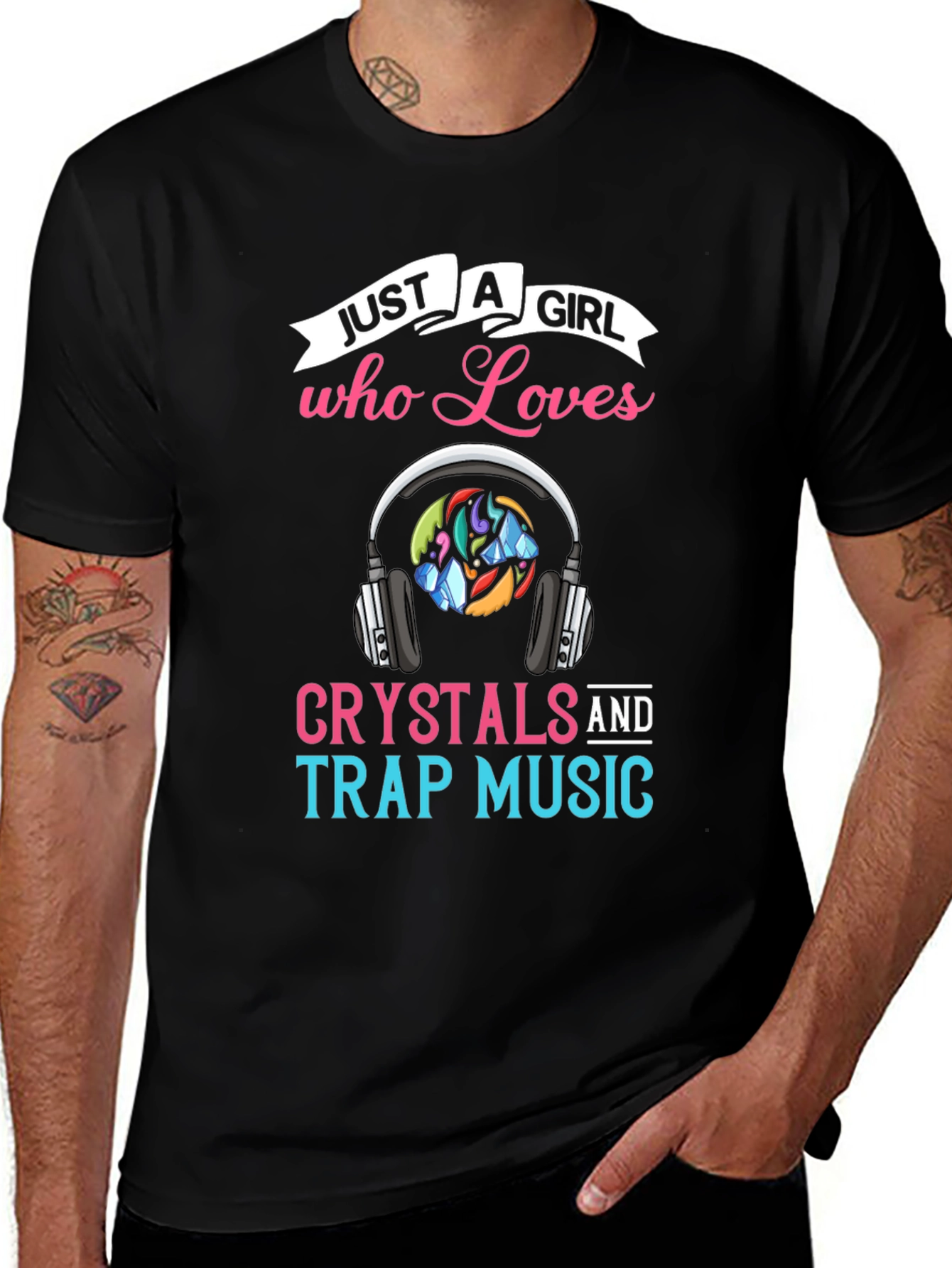 Variant 12 of Crystals & Trap Music Girl's T-Shirt