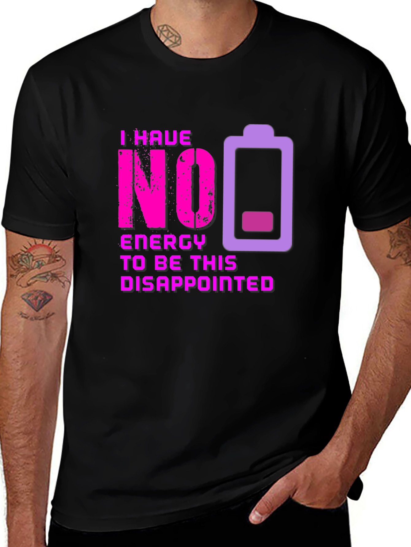 Variant 4 of No Energy Disappointed Graphic Tee