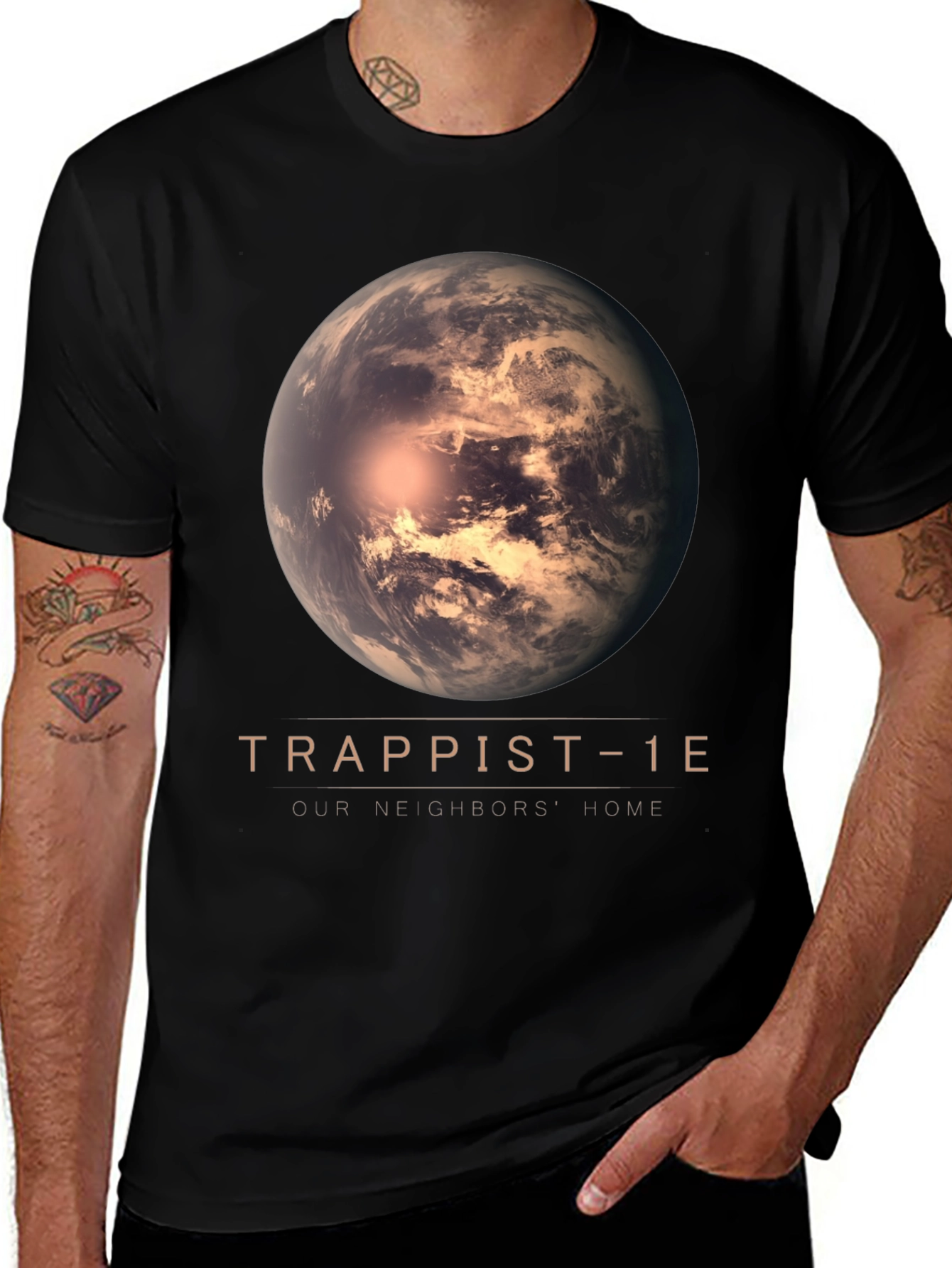 Trappist-1E T-Shirt - Our Neighbor's Home Planet Tee