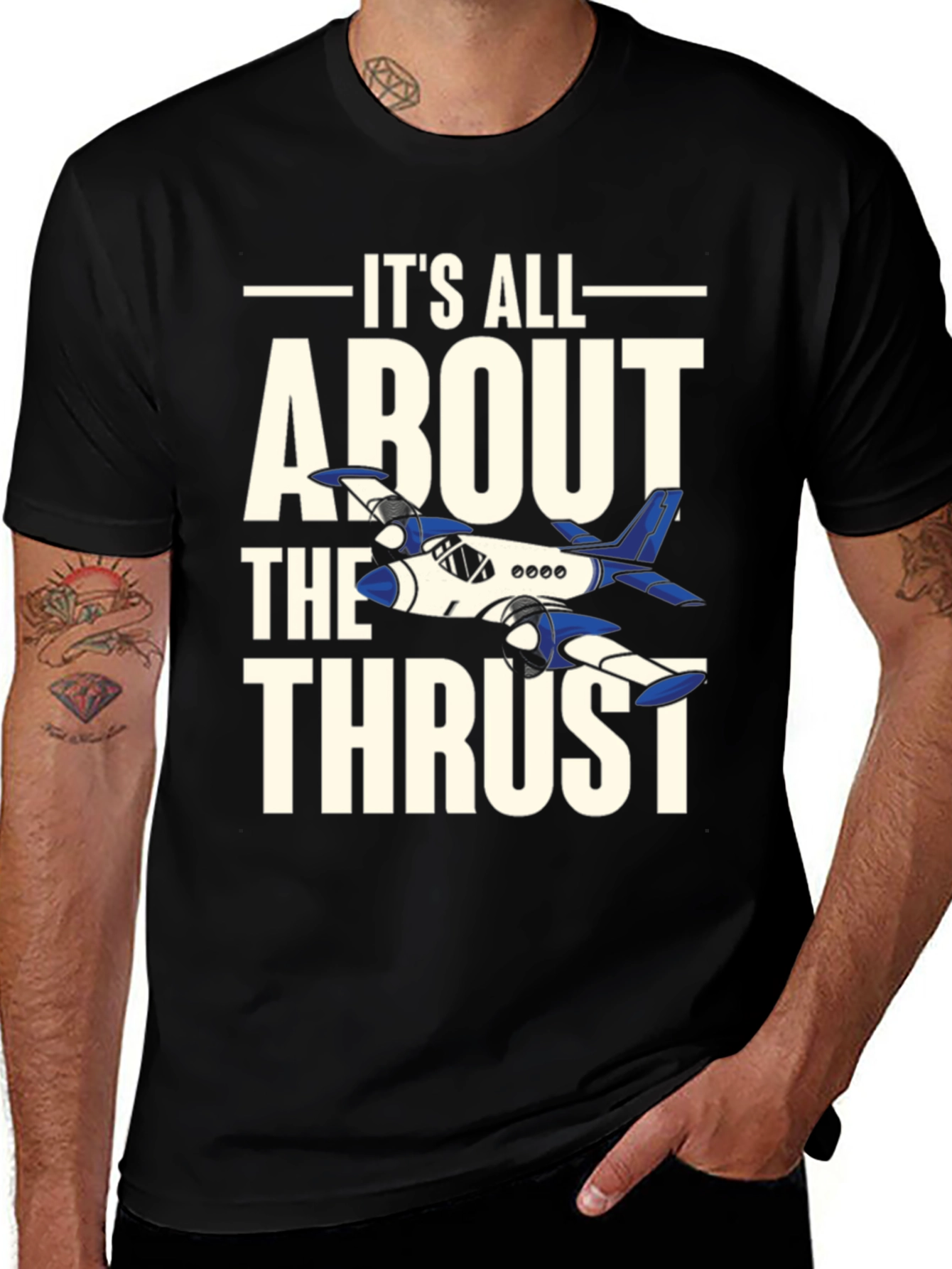 It's All About The Thrust - Aviation T-Shirt