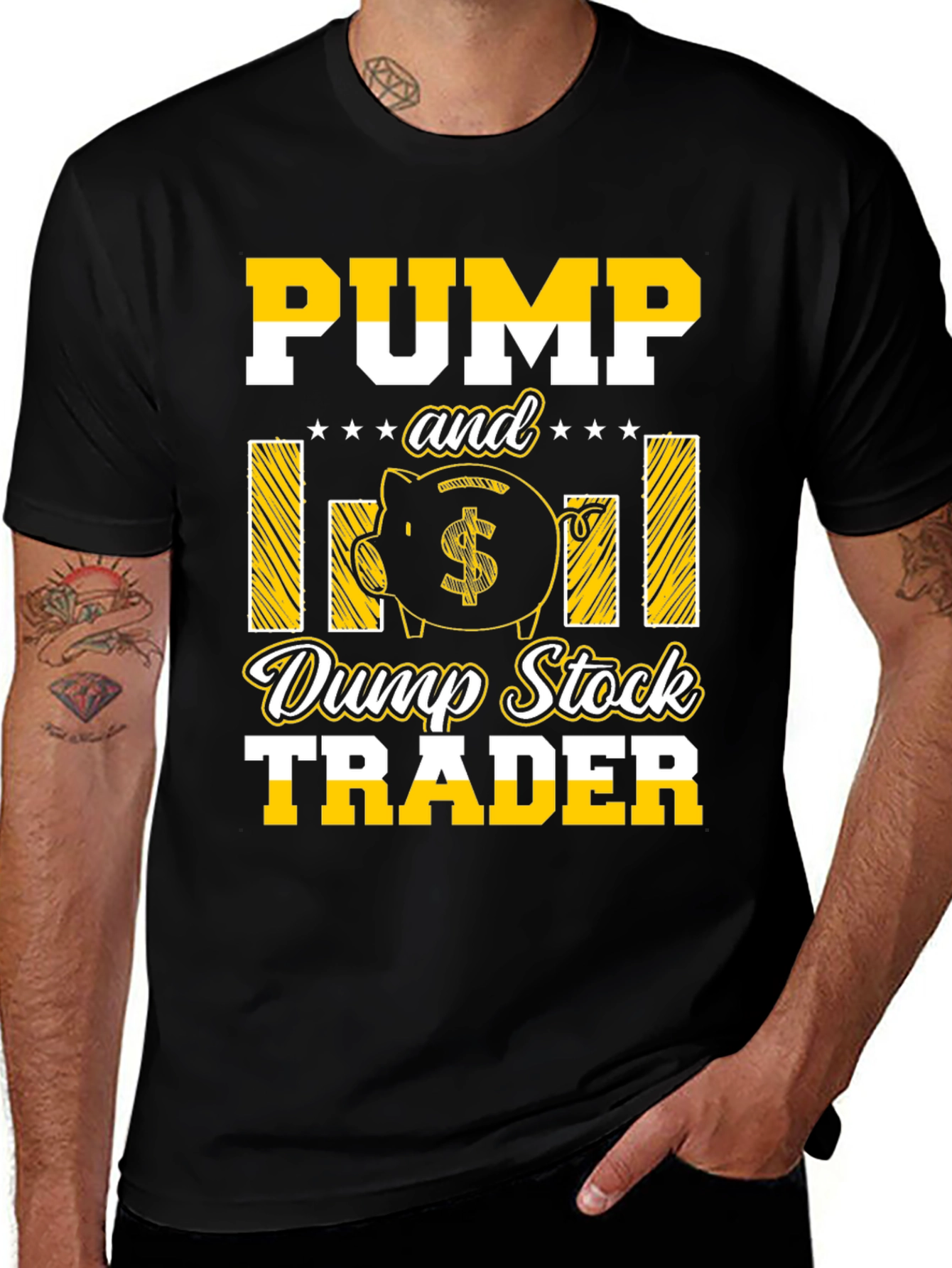 Pump and Dump Stock Trader Graphic T-Shirt