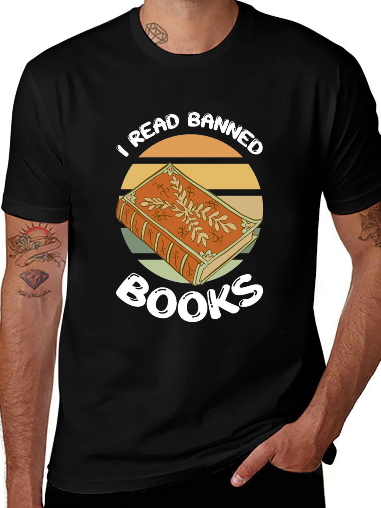 Variant 2 of I Read Banned Books T-Shirt