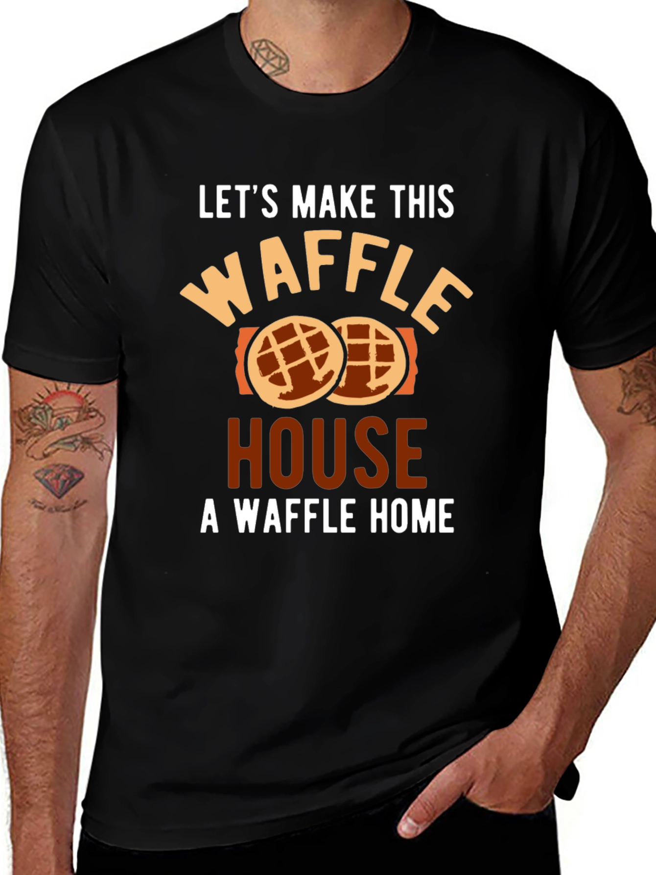 Variant 5 of Waffle Home Graphic Tee