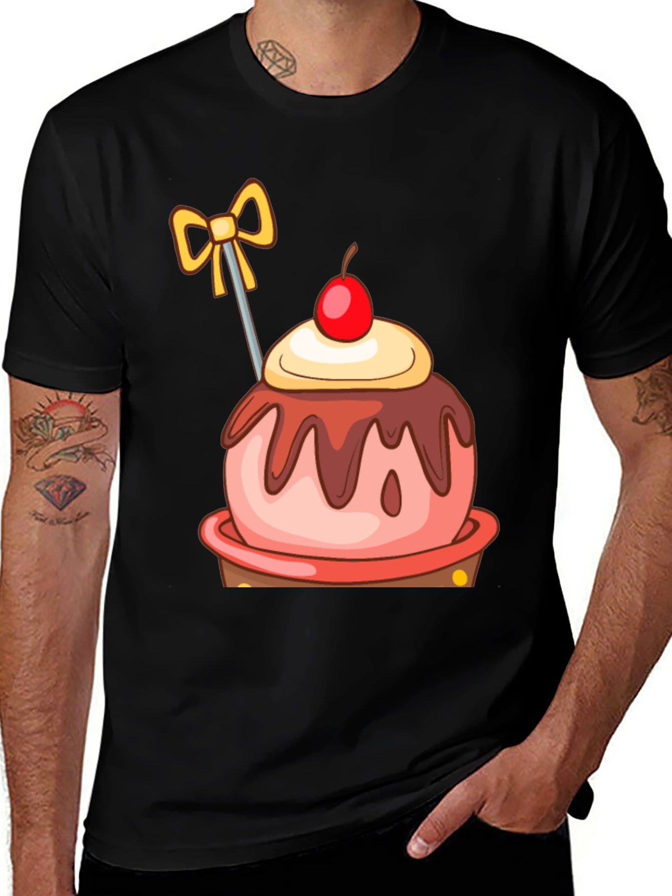 Variant 17 of Cartoon Cupcake T-Shirt