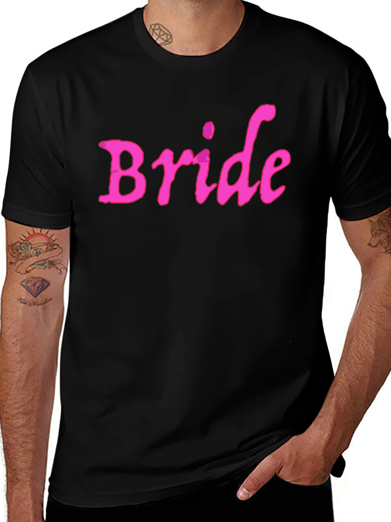 Variant 16 of Bride Crew Neck T-Shirt - Perfect Bridal Party Tee