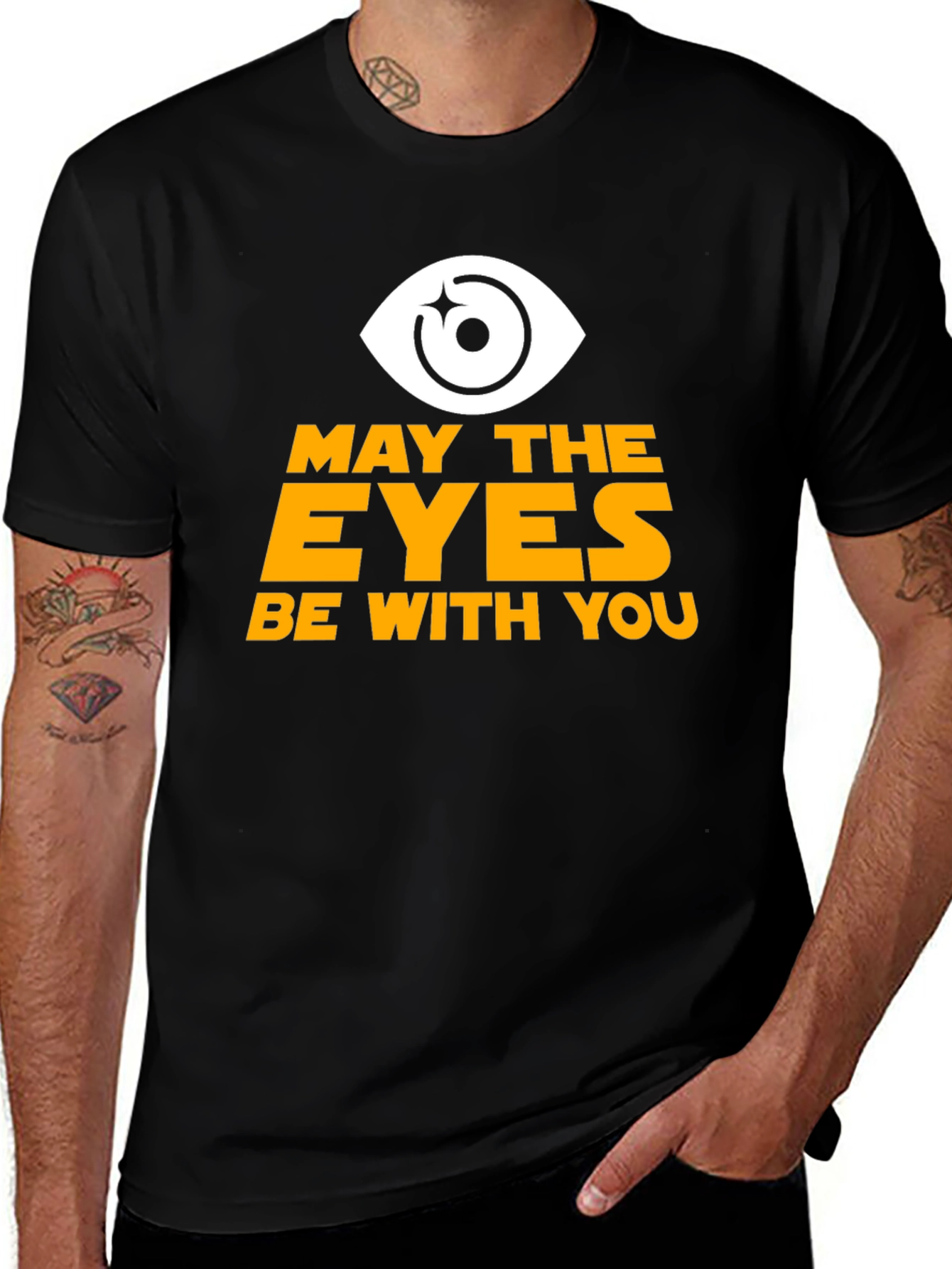 Variant 3 of May the Eyes Be With You Graphic T-Shirt