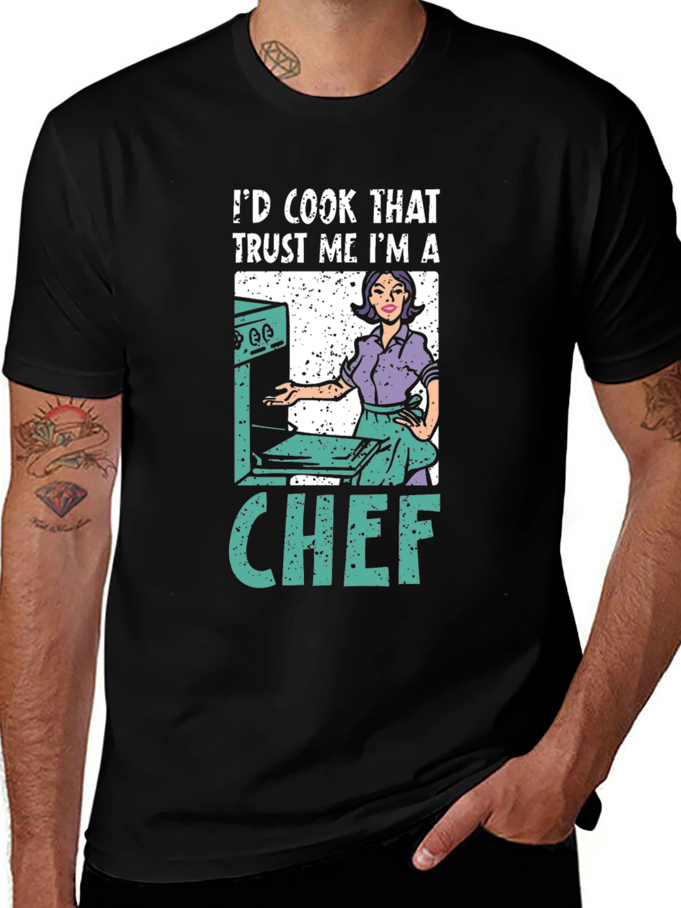 Variant 23 of I'd Cook That Chef Graphic Tee