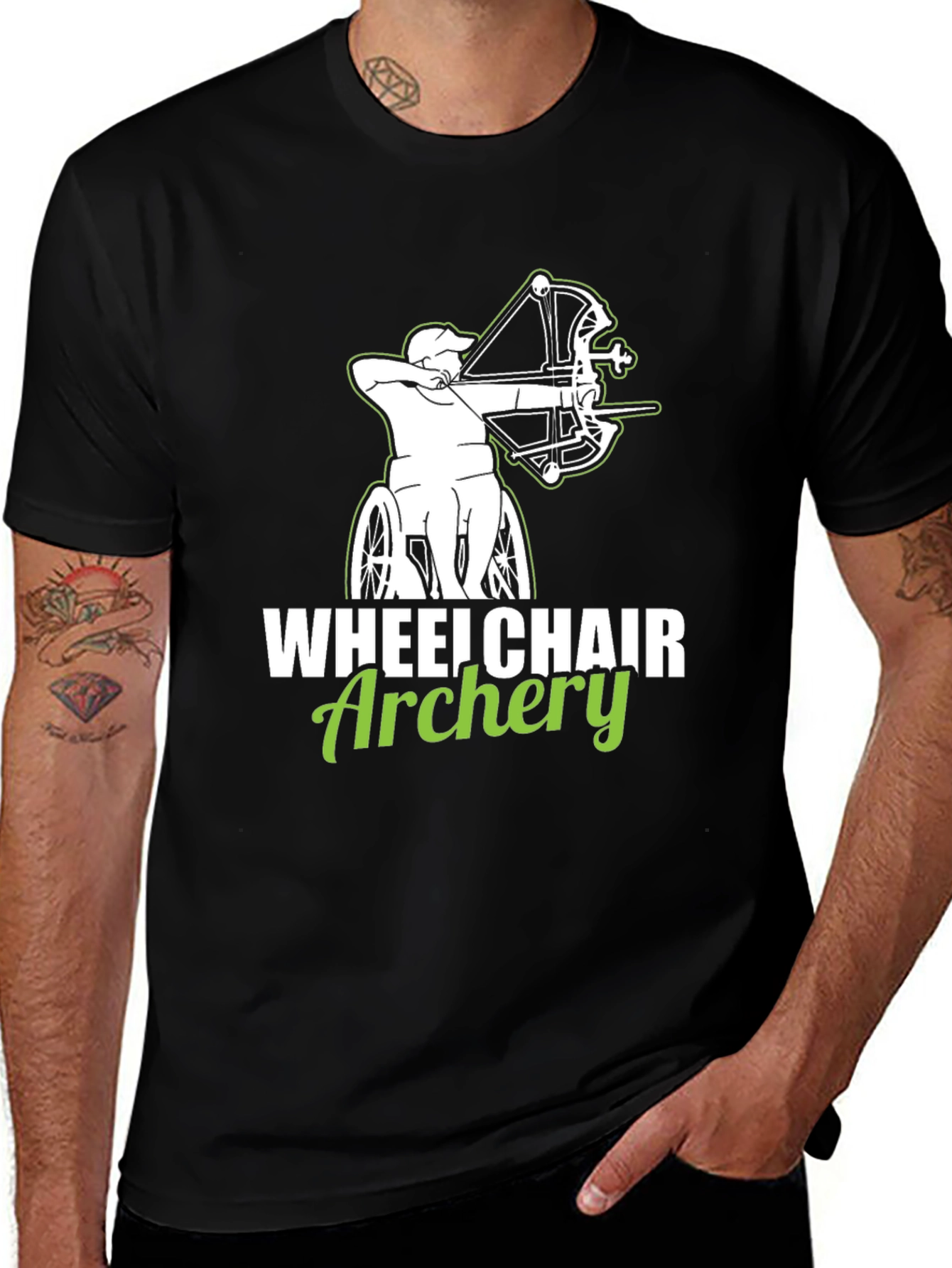 Wheelchair Archery Graphic Tee - Unisex Adult