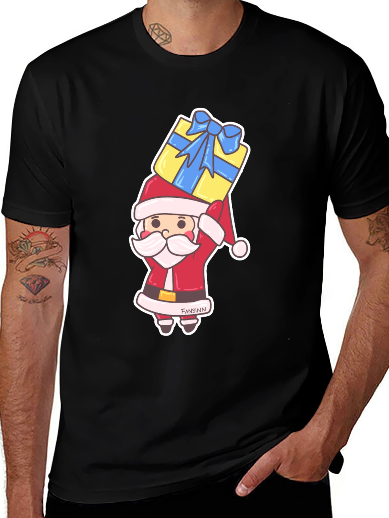 Festive Santa Gift T-Shirt