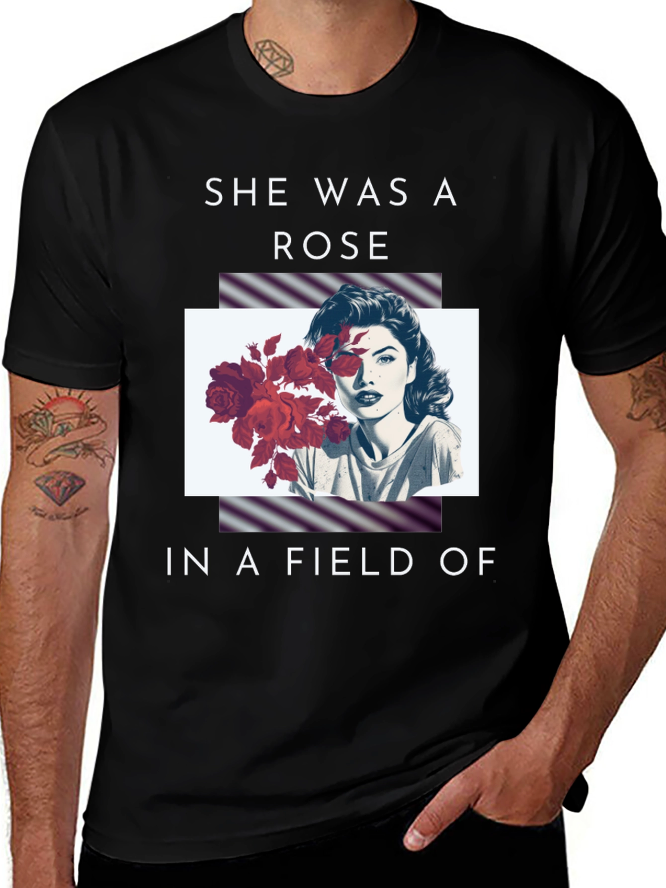 Variant 19 of She Was A Rose T-Shirt