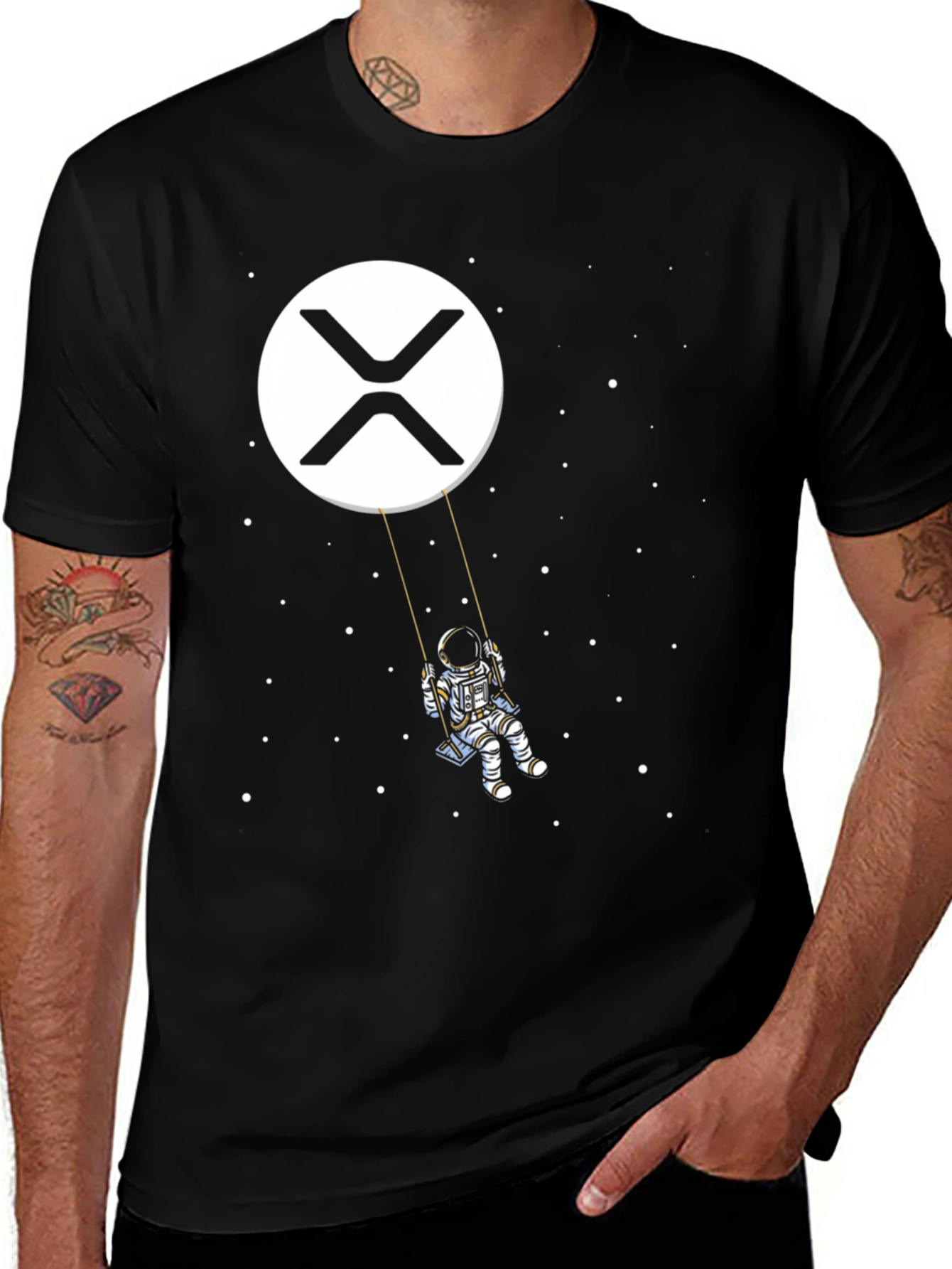 Variant 3 of Astronaut Swing XRP T-Shirt