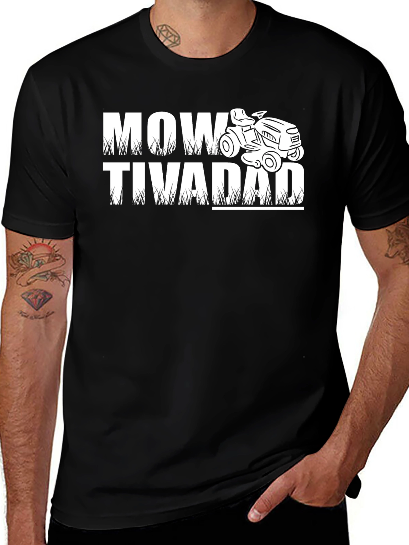 Variant 21 of Mowtivated Lawn Care T-Shirt - Funny Lawn Mowing Gift