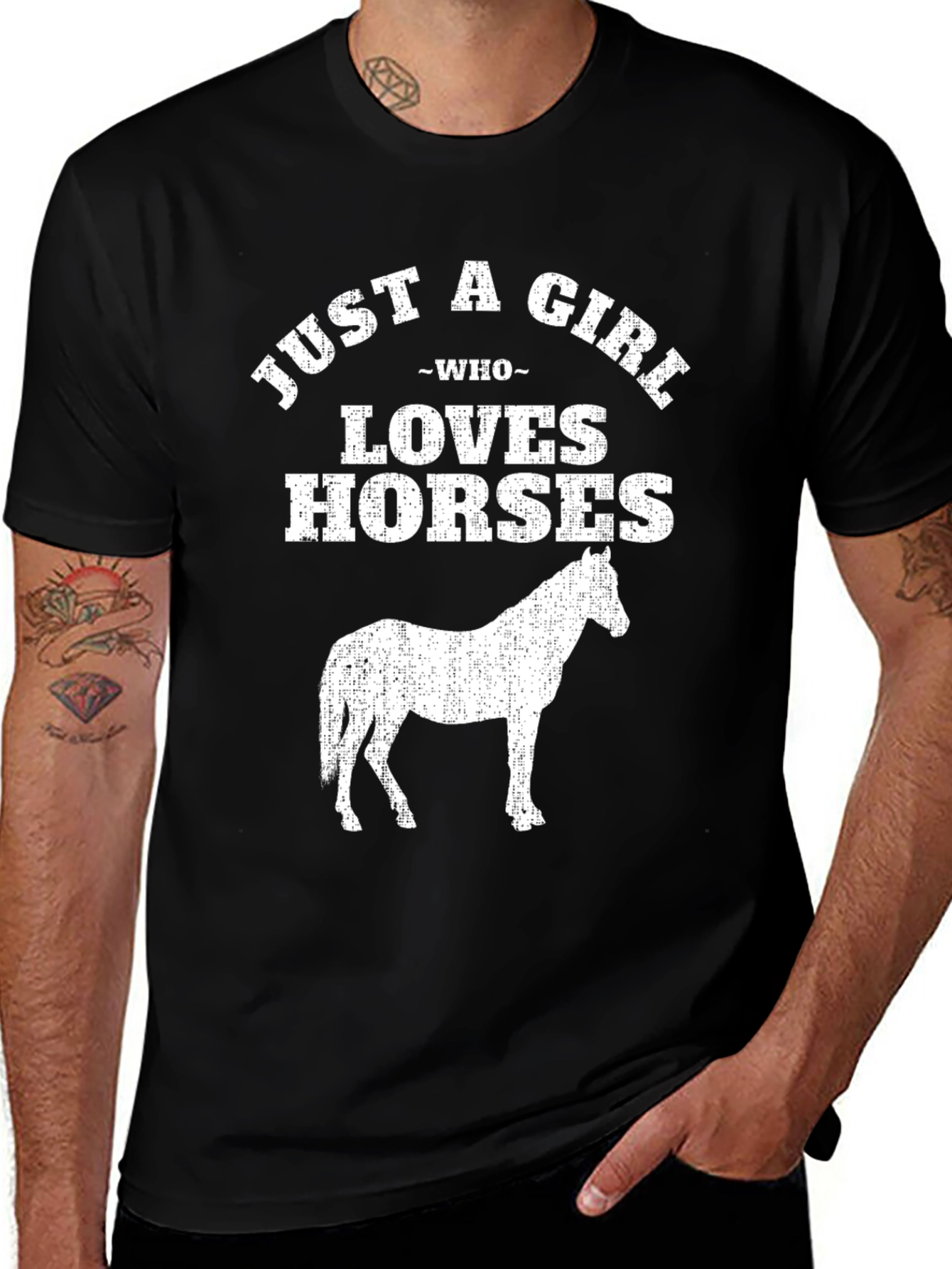 Variant 20 of Just A Girl Who Loves Horses T-Shirt