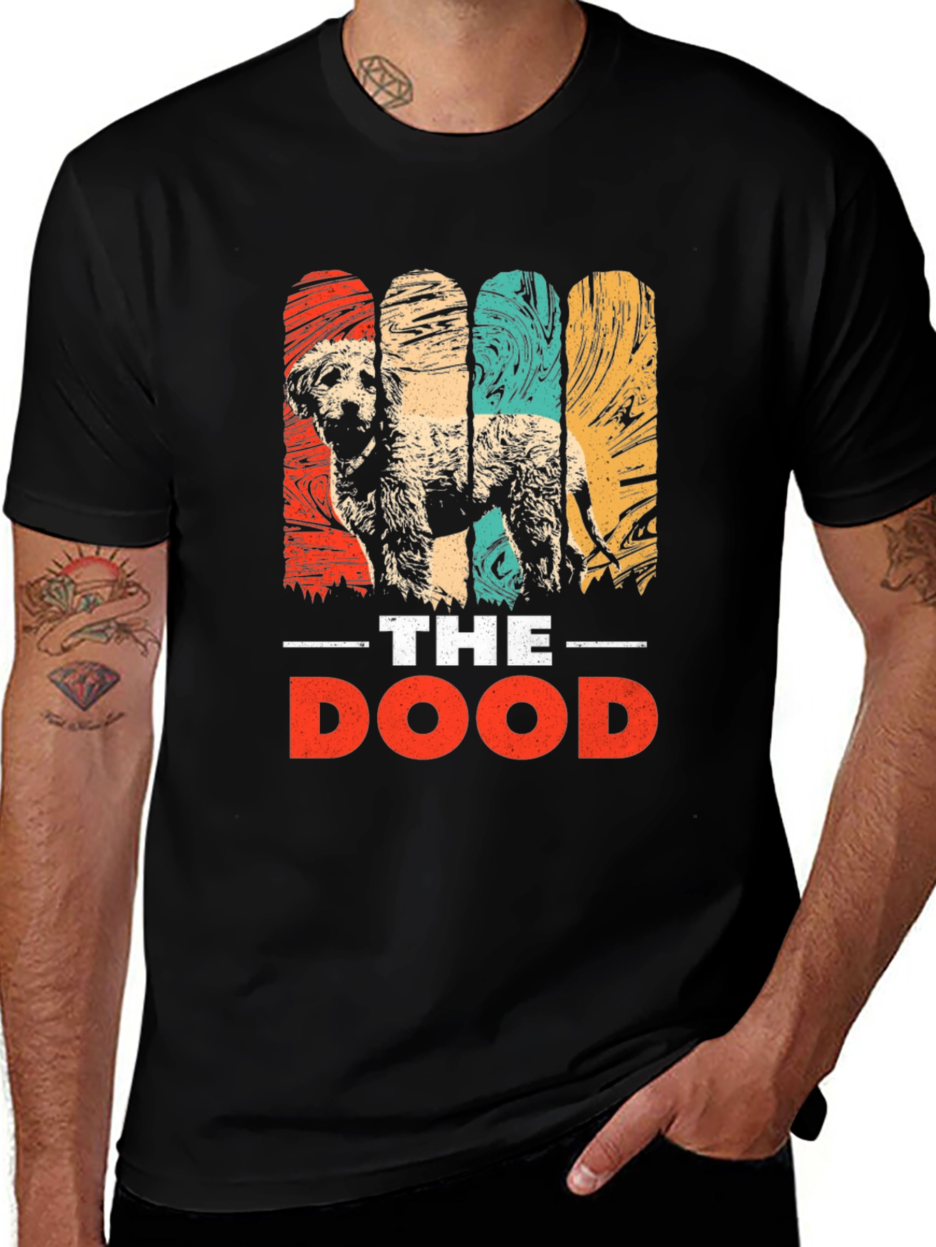 Variant 24 of The Dood Dog T-Shirt - Retro Style