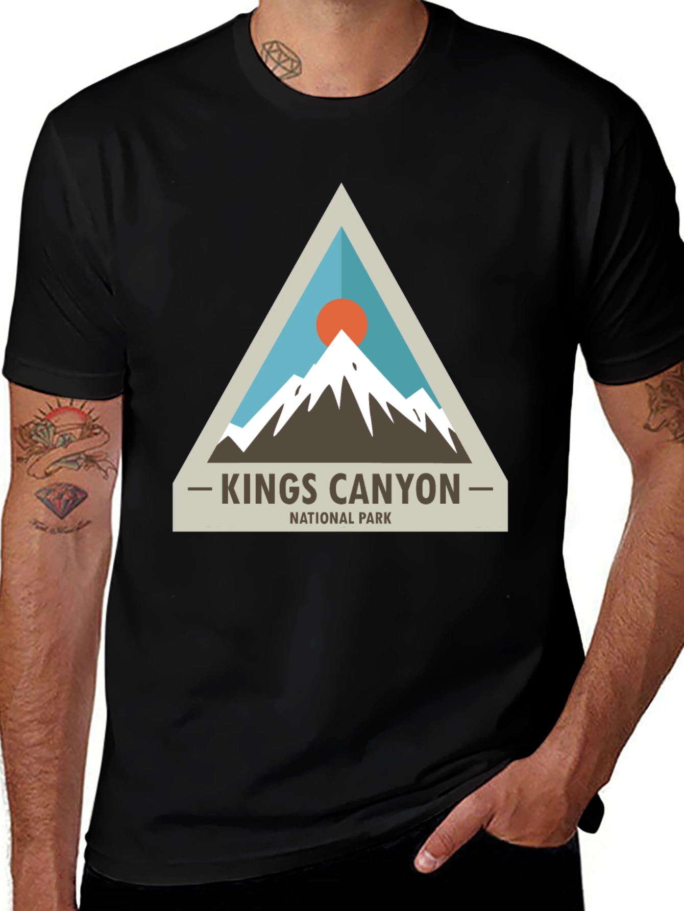 Kings Canyon National Park Graphic Tee - Black