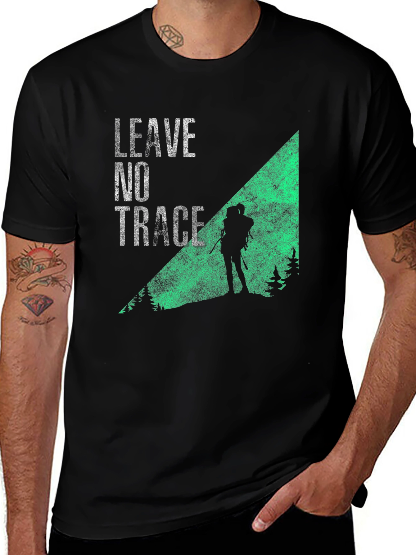 Variant 28 of Leave No Trace Hiking T-Shirt