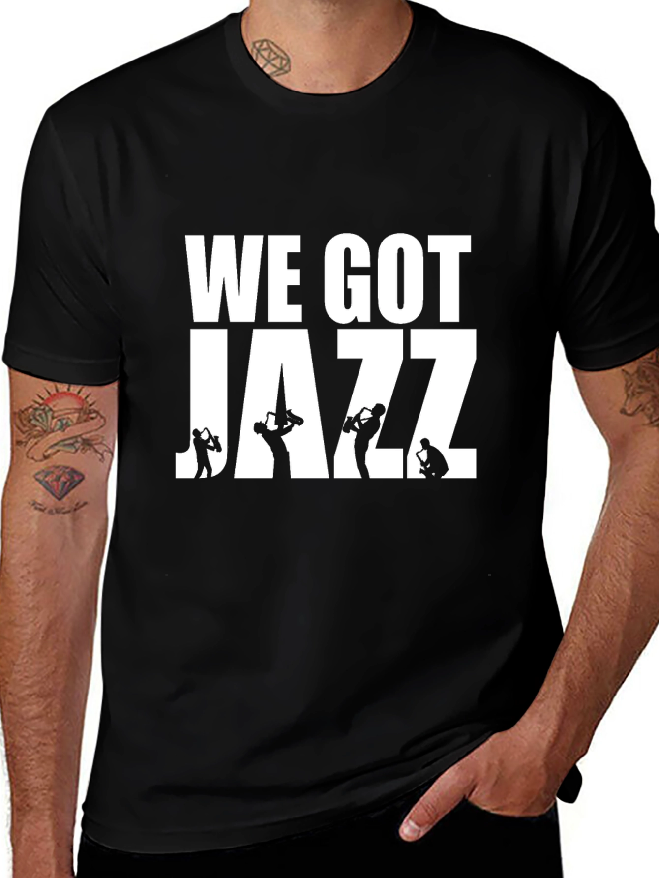 Variant 8 of We Got Jazz Graphic Tee - Music Lover T-Shirt