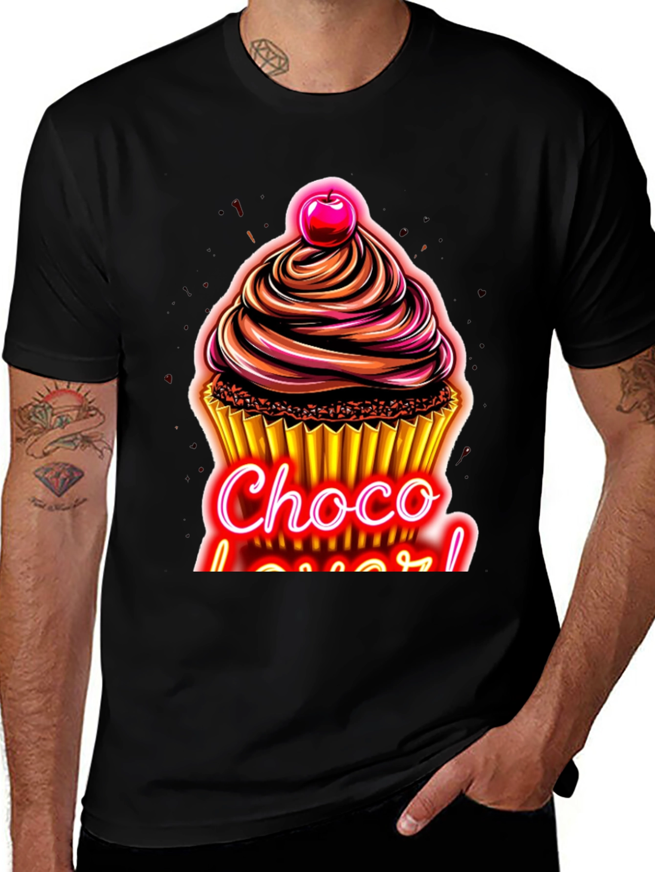 Choco Lover T-Shirt - Delicious Cupcake Design!