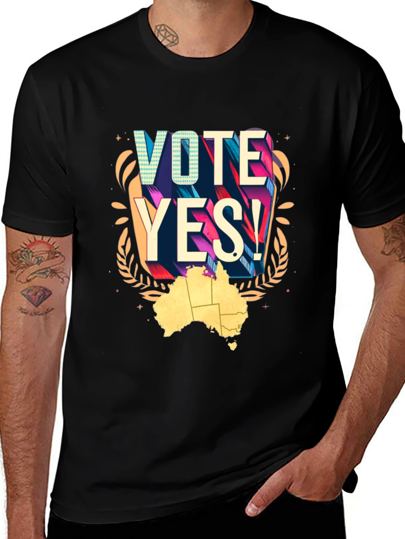 Vote Yes Australia T-Shirt - Support Indigenous Recognition!