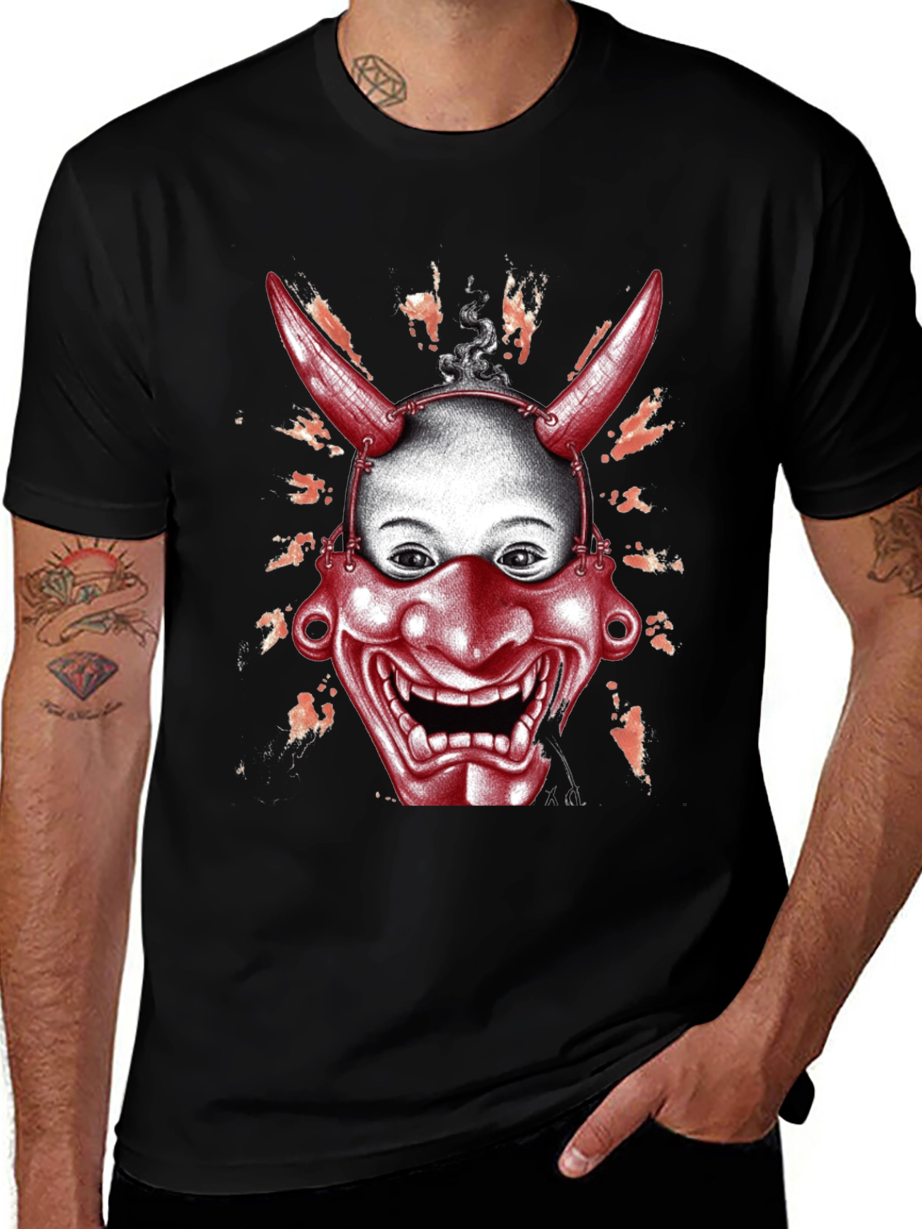 Variant 27 of Devil Mask Graphic T-Shirt