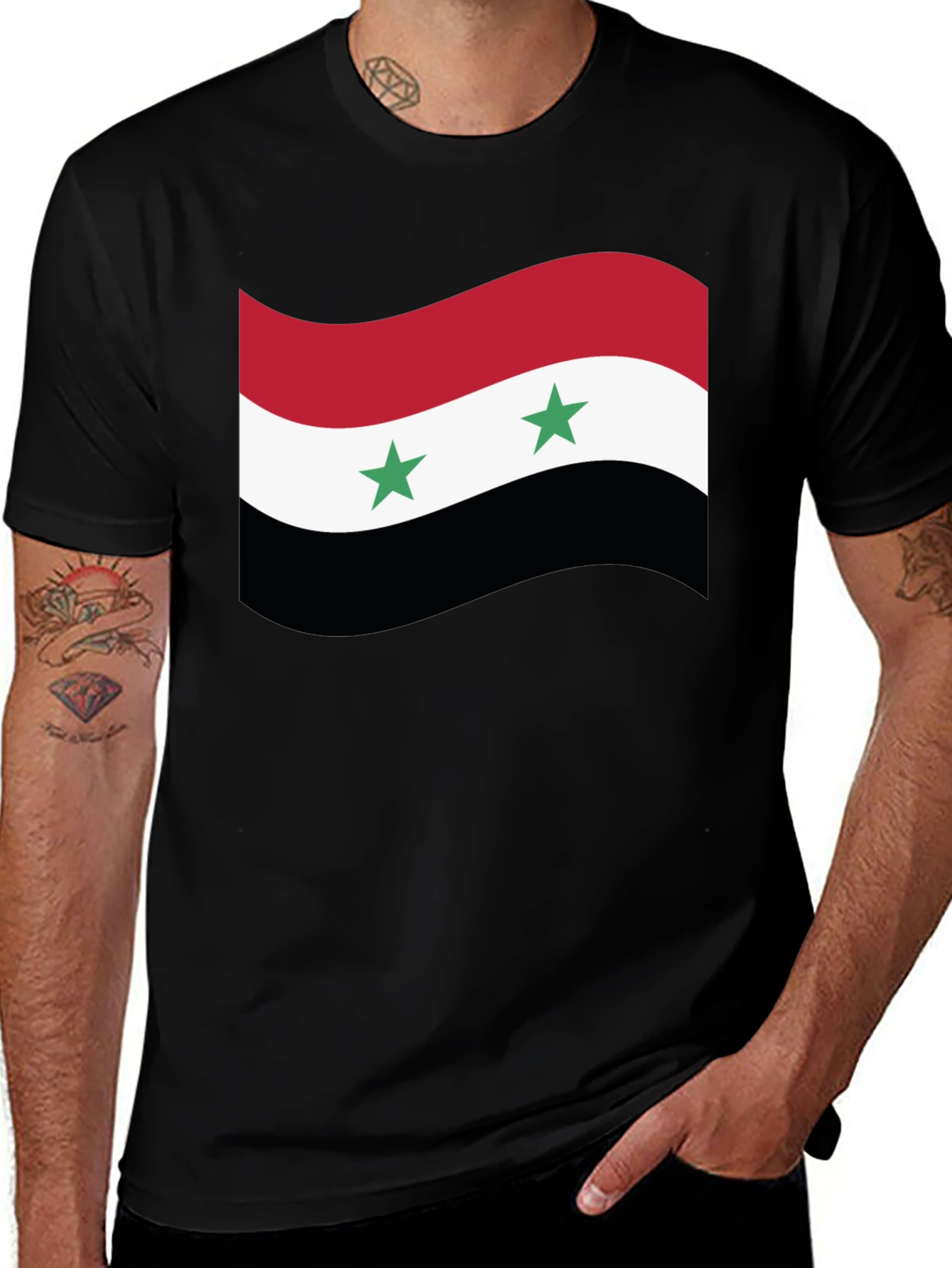Syria Flag T-Shirt - Show Your Pride!