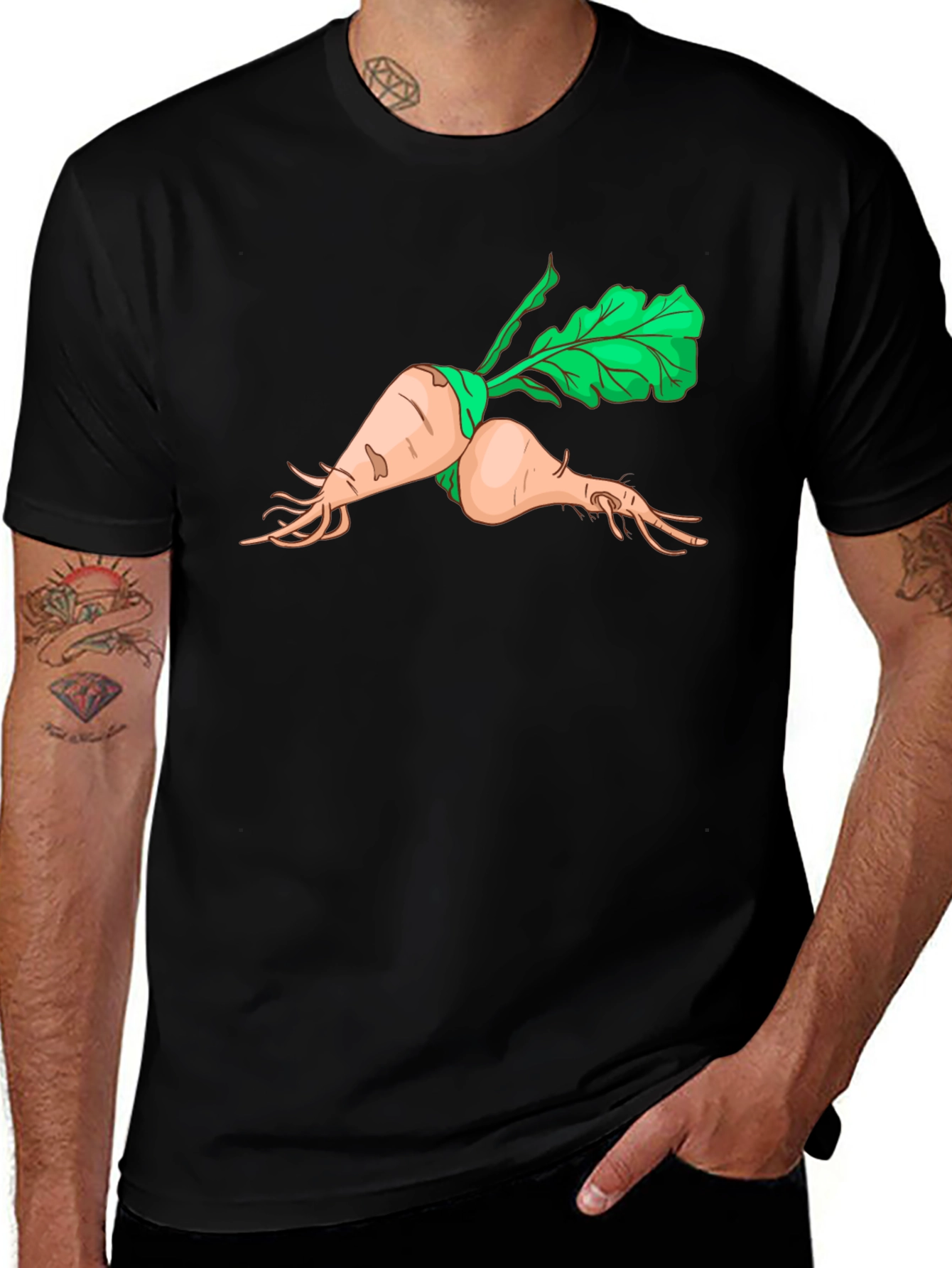 Variant 14 of Funny Turnip Graphic T-Shirt