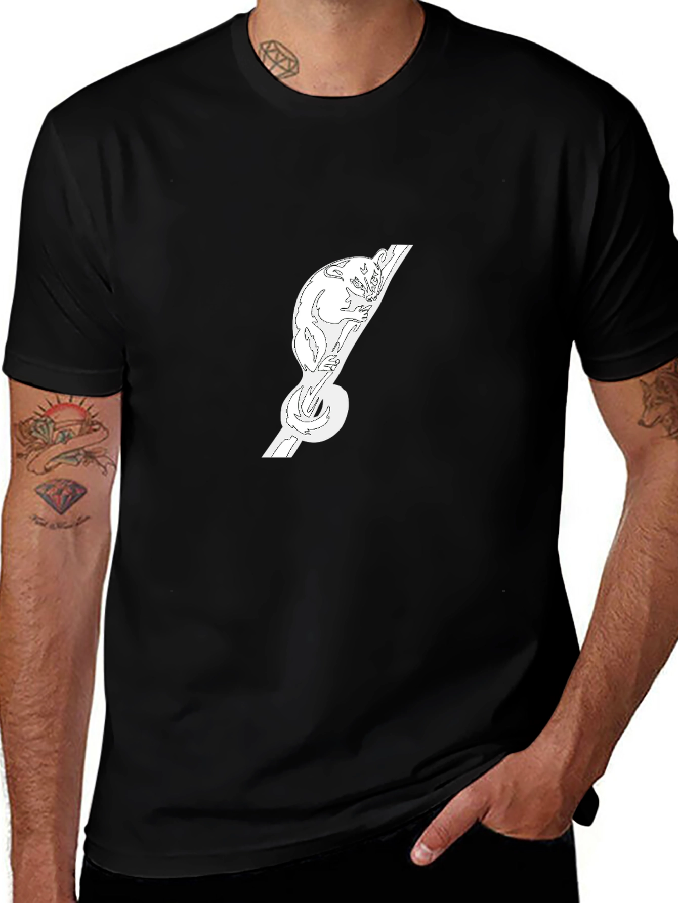 Cool Black Squirrel T-Shirt