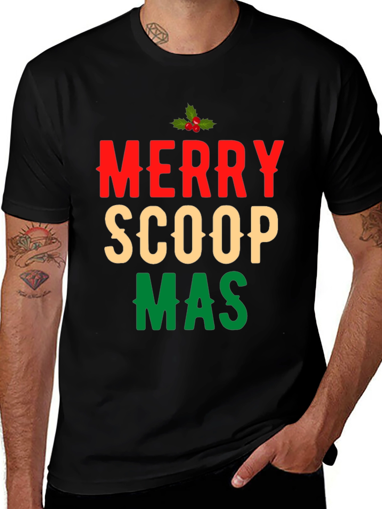 Variant 21 of Merry Scoopmas Graphic T-Shirt