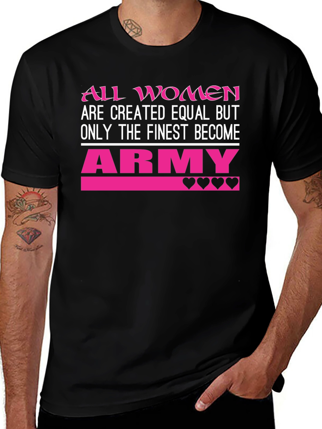 Variant 10 of All Women Army T-Shirt, Finest Become