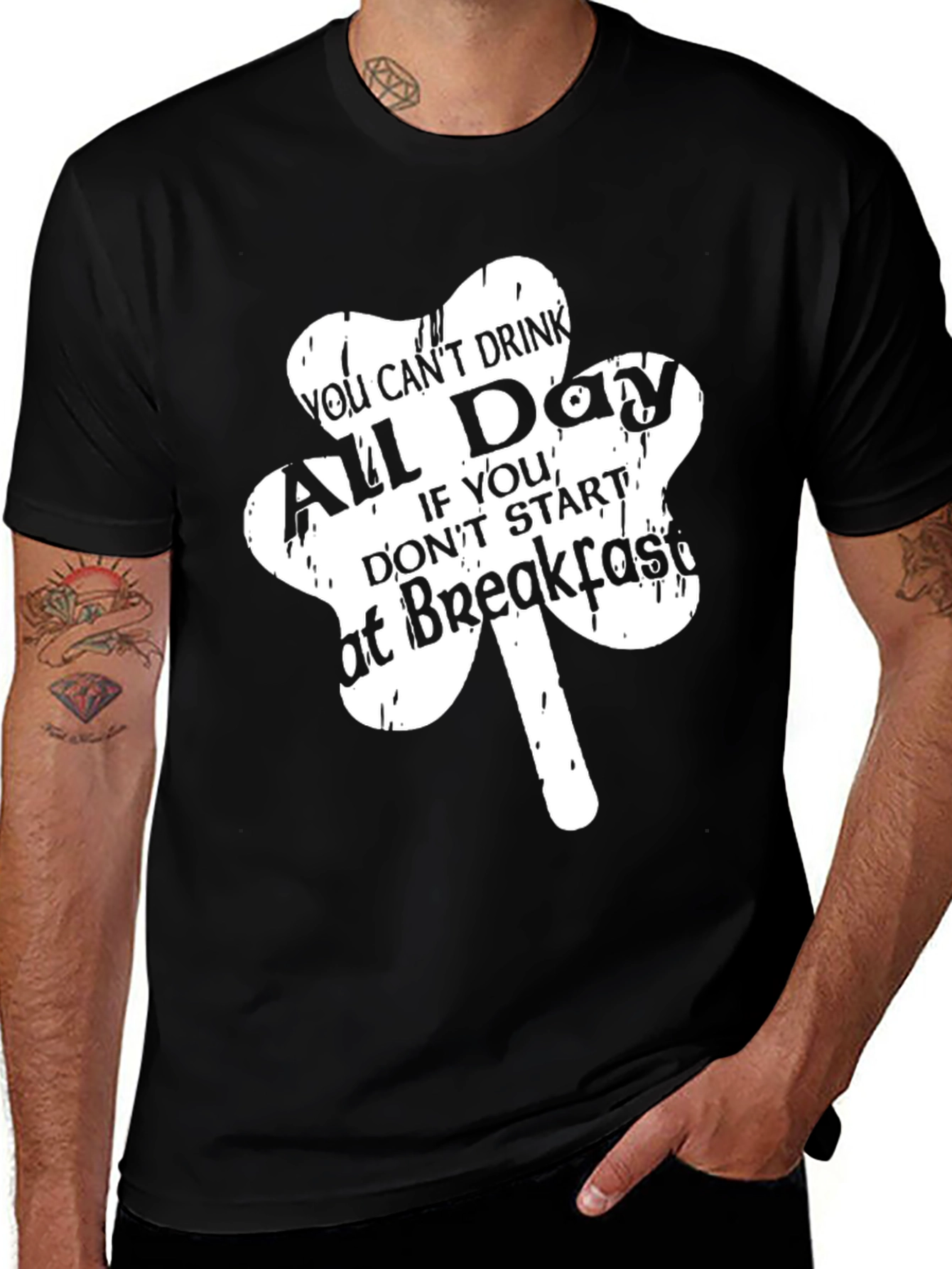 Funny Shamrock St. Patrick's Day Drinking T-Shirt