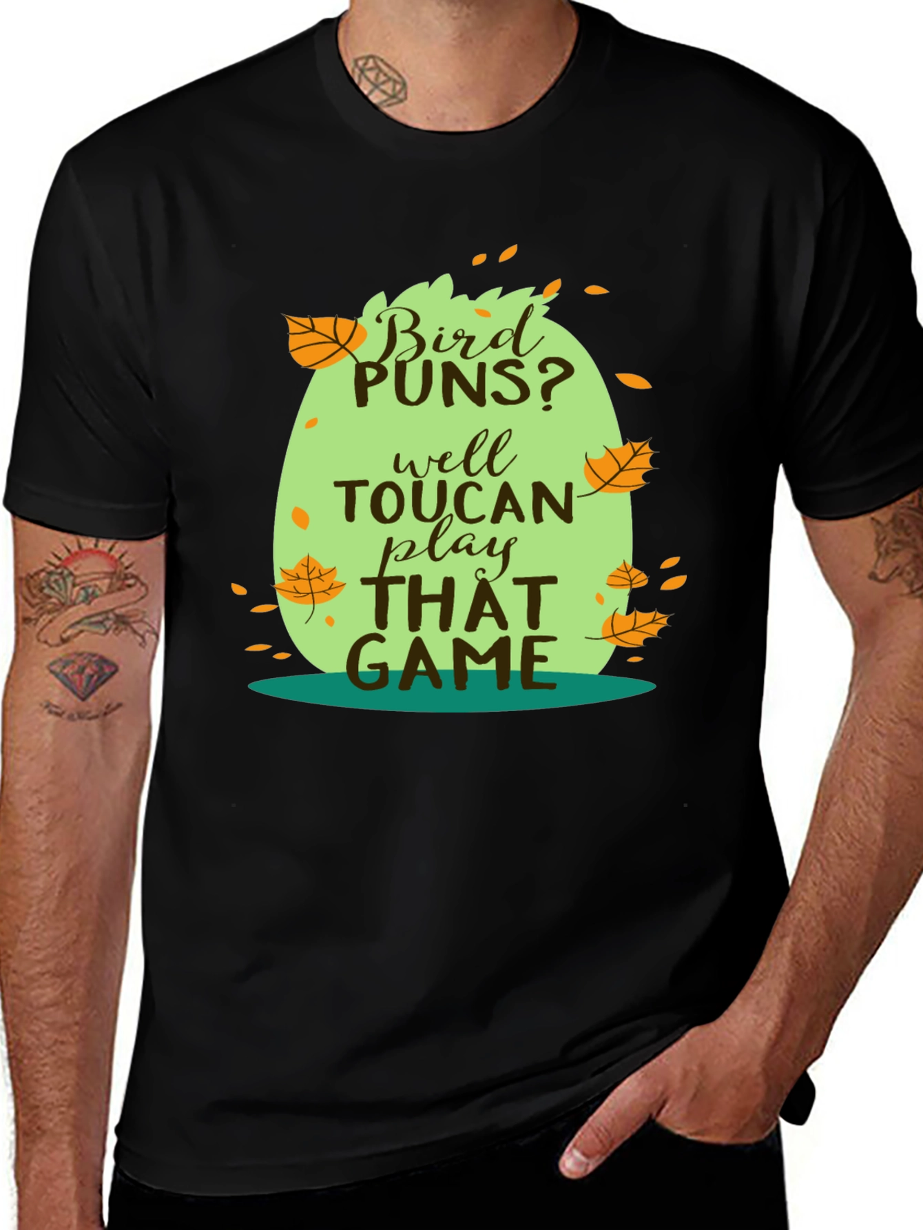 Variant 7 of Bird Puns T-Shirt Toucan Play That Game