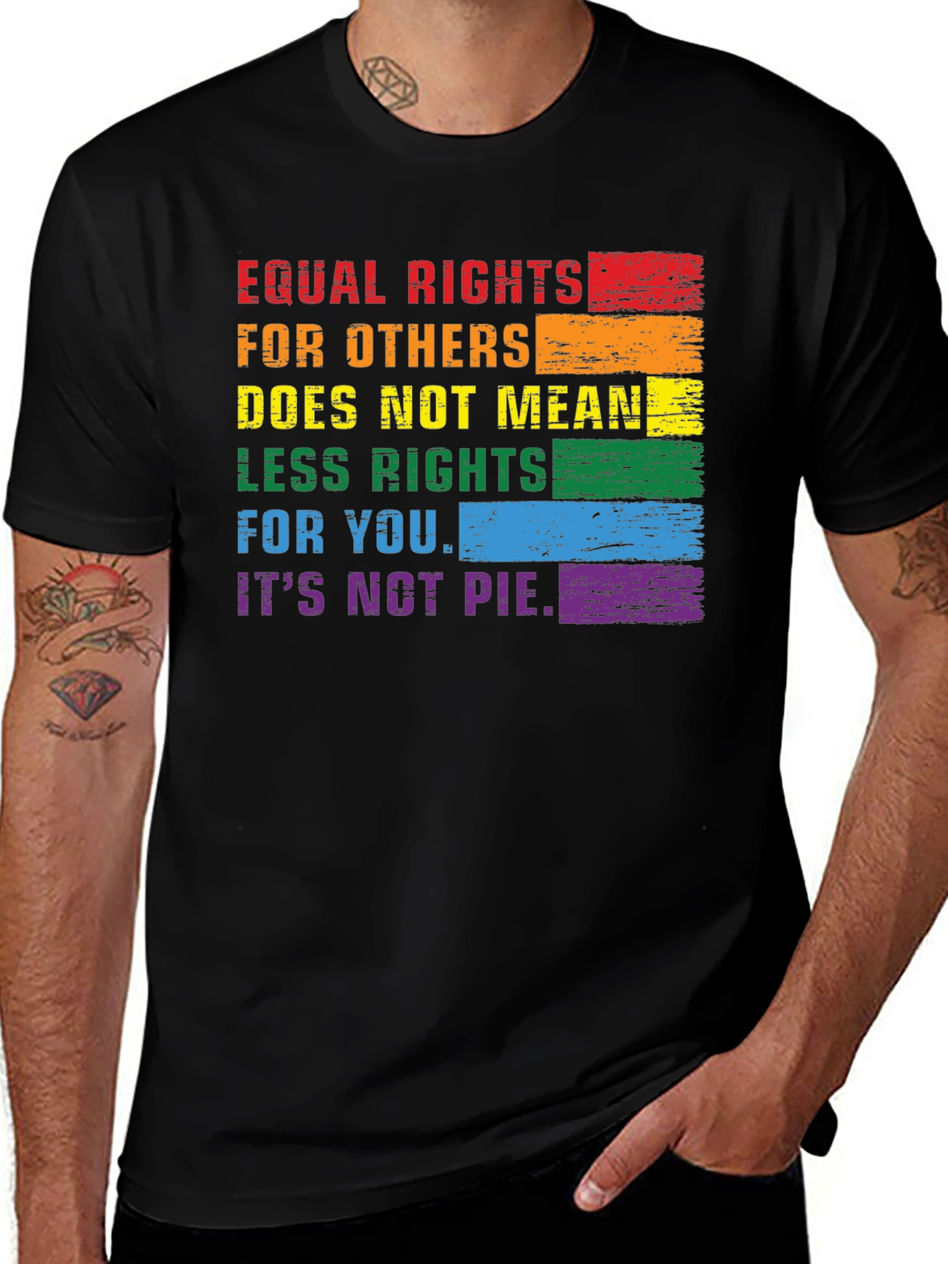 Equality Rights Rainbow T-Shirt