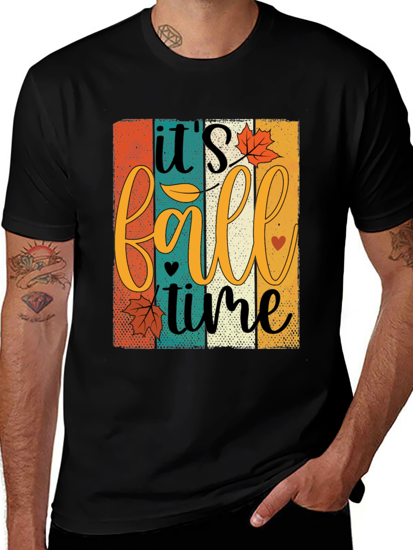Variant 14 of It's Fall Time Retro Graphic Tee