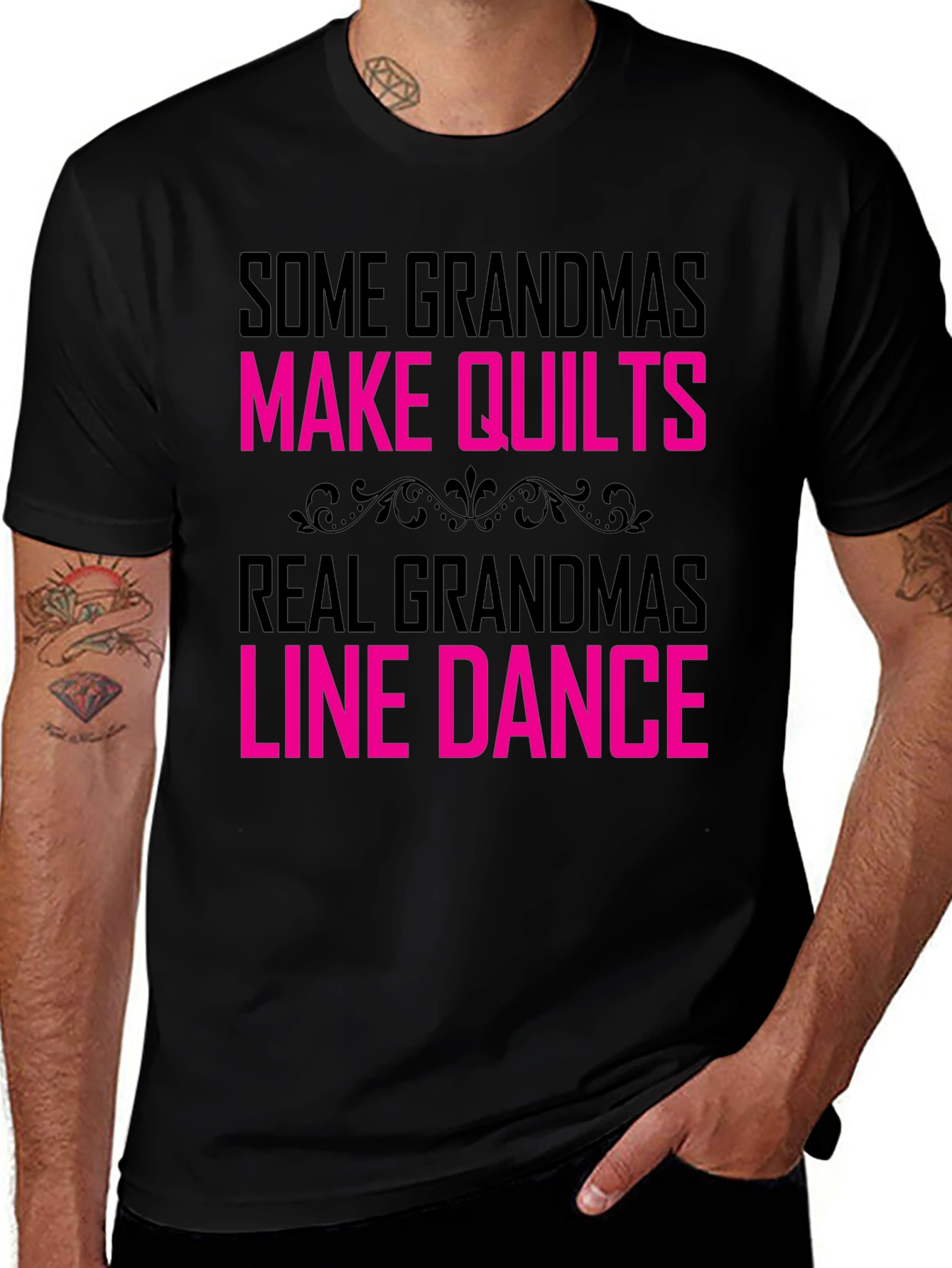 Variant 19 of Grandma Line Dance T-Shirt Funny Grandparent Tee