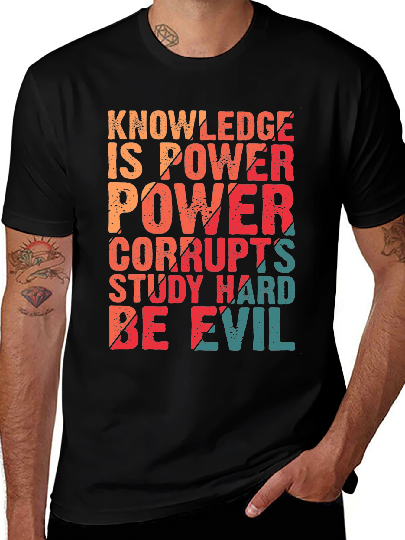 Variant 13 of Knowledge is Power T-Shirt