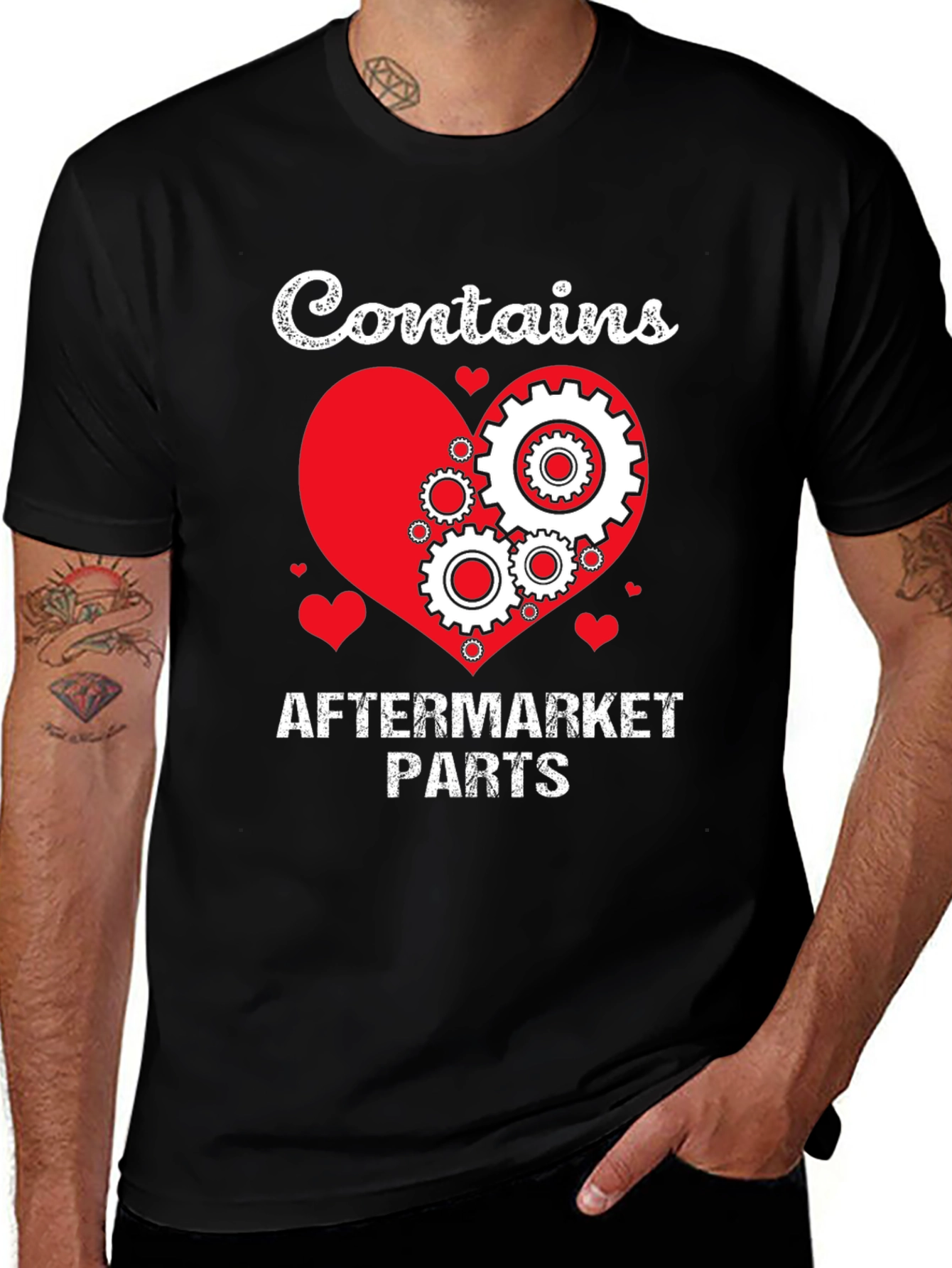 Variant 29 of Contains Aftermarket Parts T-Shirt, Mechanic Gift Idea