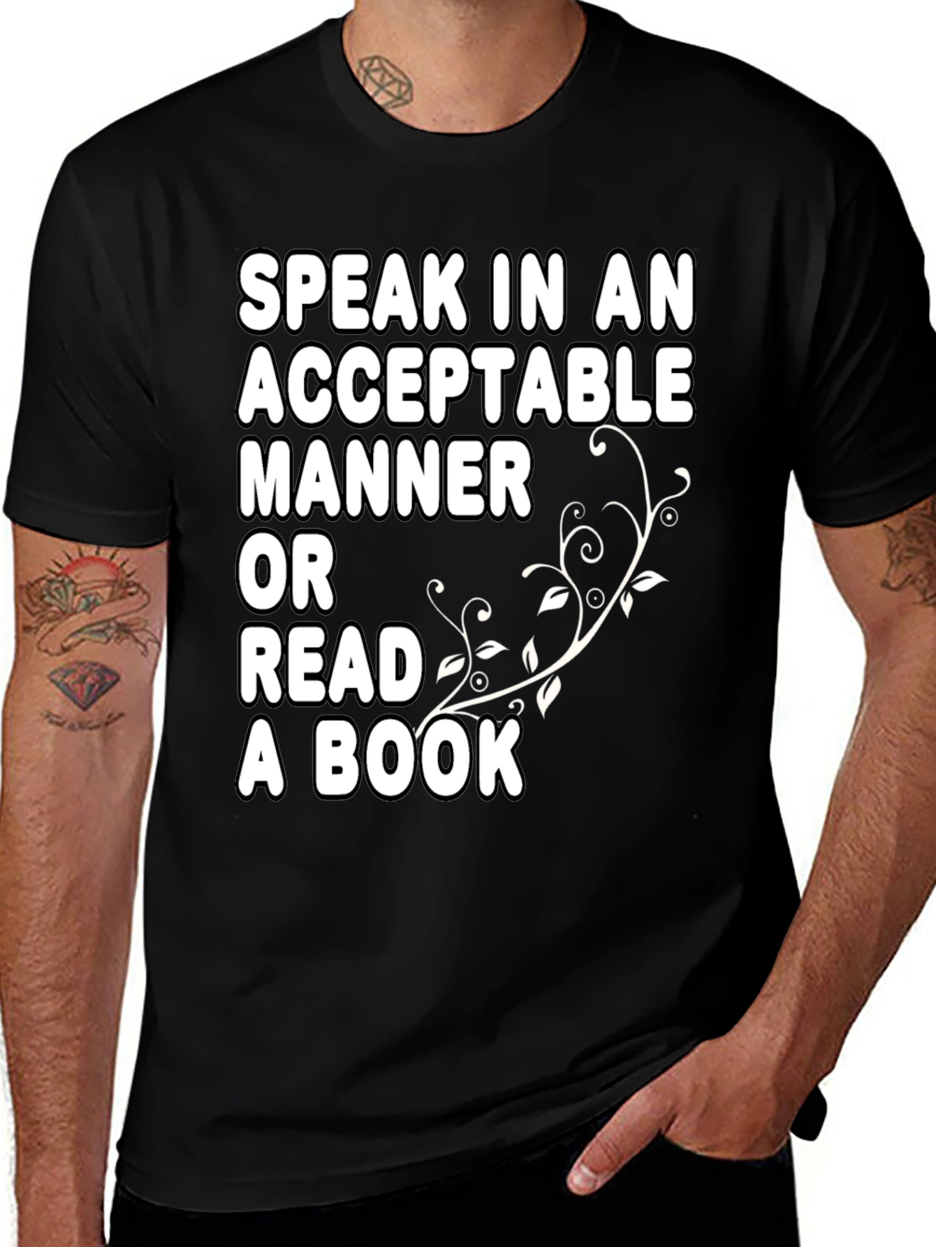 Variant 29 of Speak in an Acceptable Manner Graphic Tee